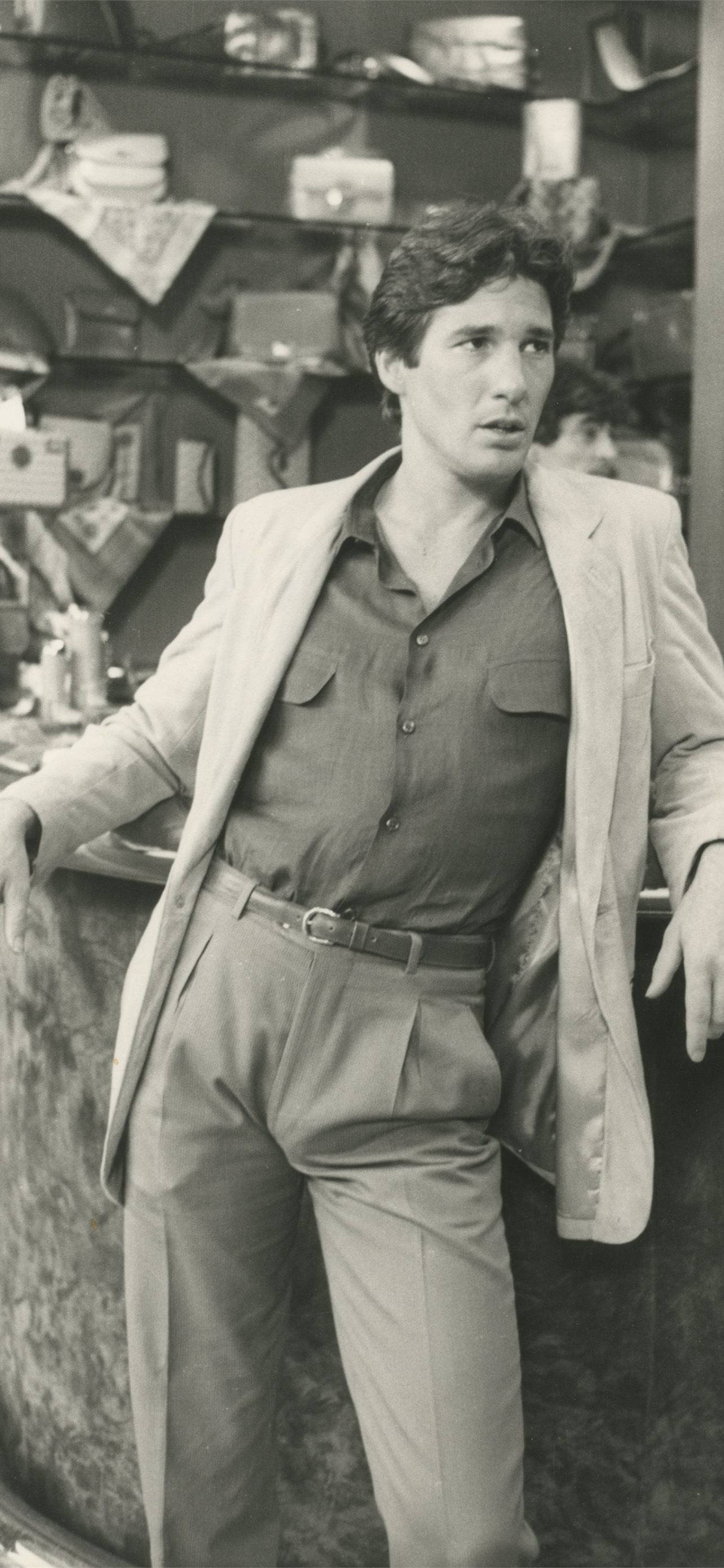 Richard Gere, light jacket, shirt, 2K Phone Wallpaper