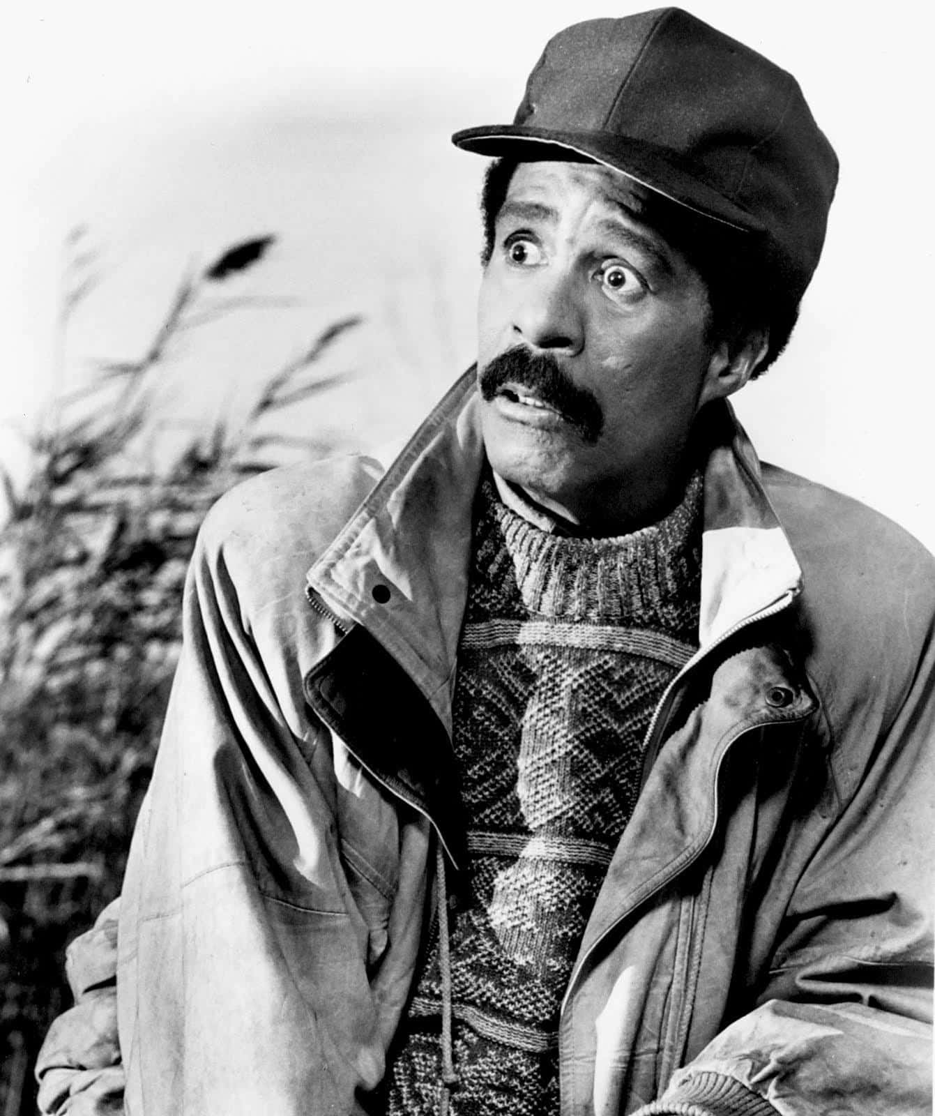Richard Pryor, mustache, cap, HD Phone Wallpaper