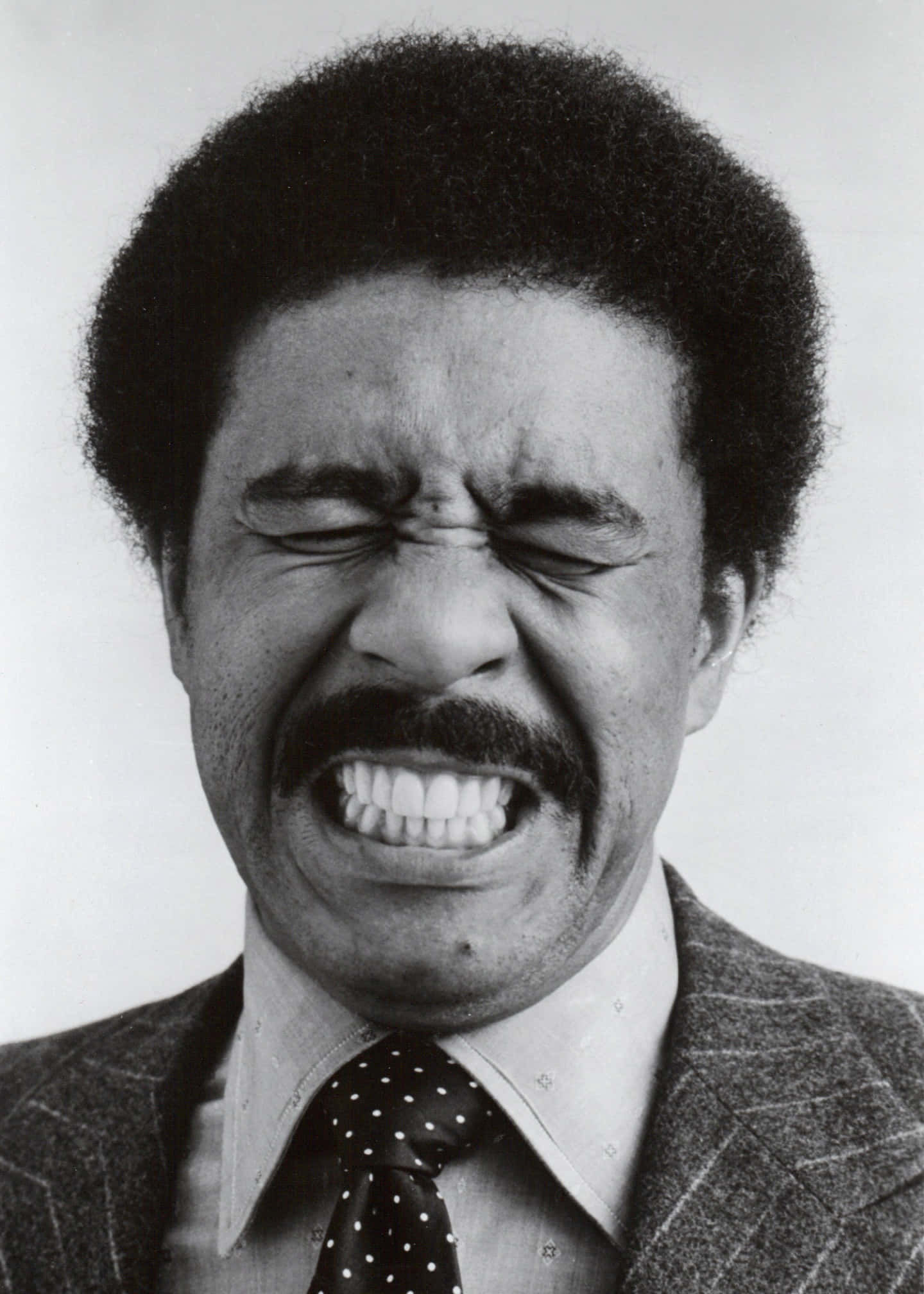 Richard Pryor, afro, mustache, Full HD Phone Wallpaper