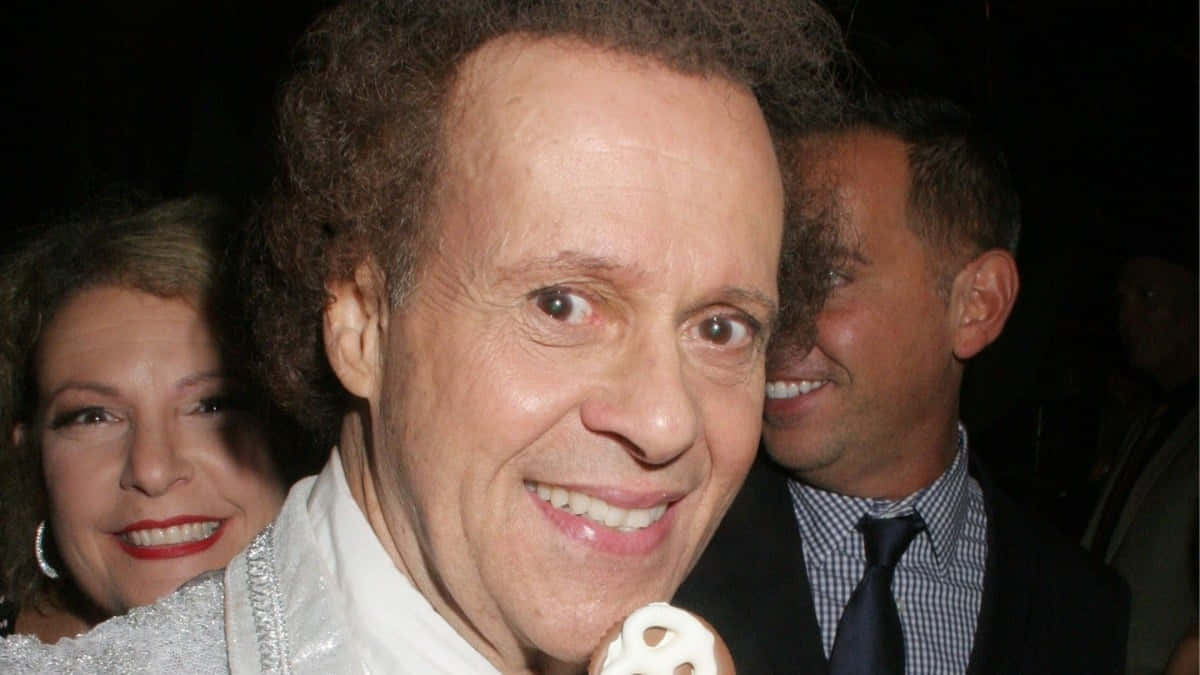 Richard Simmons, curly hair, white object, SD Desktop Wallpaper