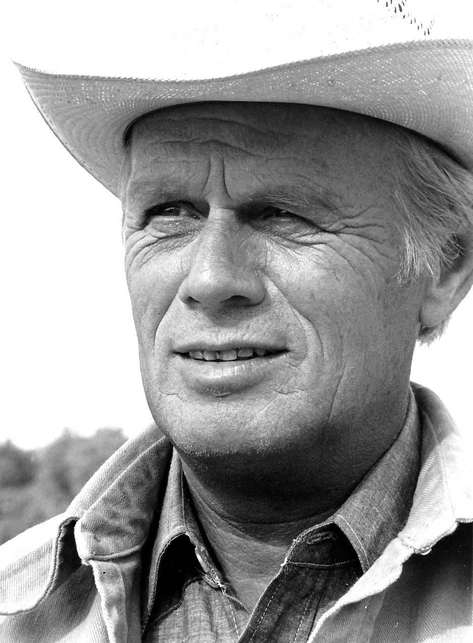 Richard Widmark, cowboy hat, collared shirt, SD Phone Wallpaper