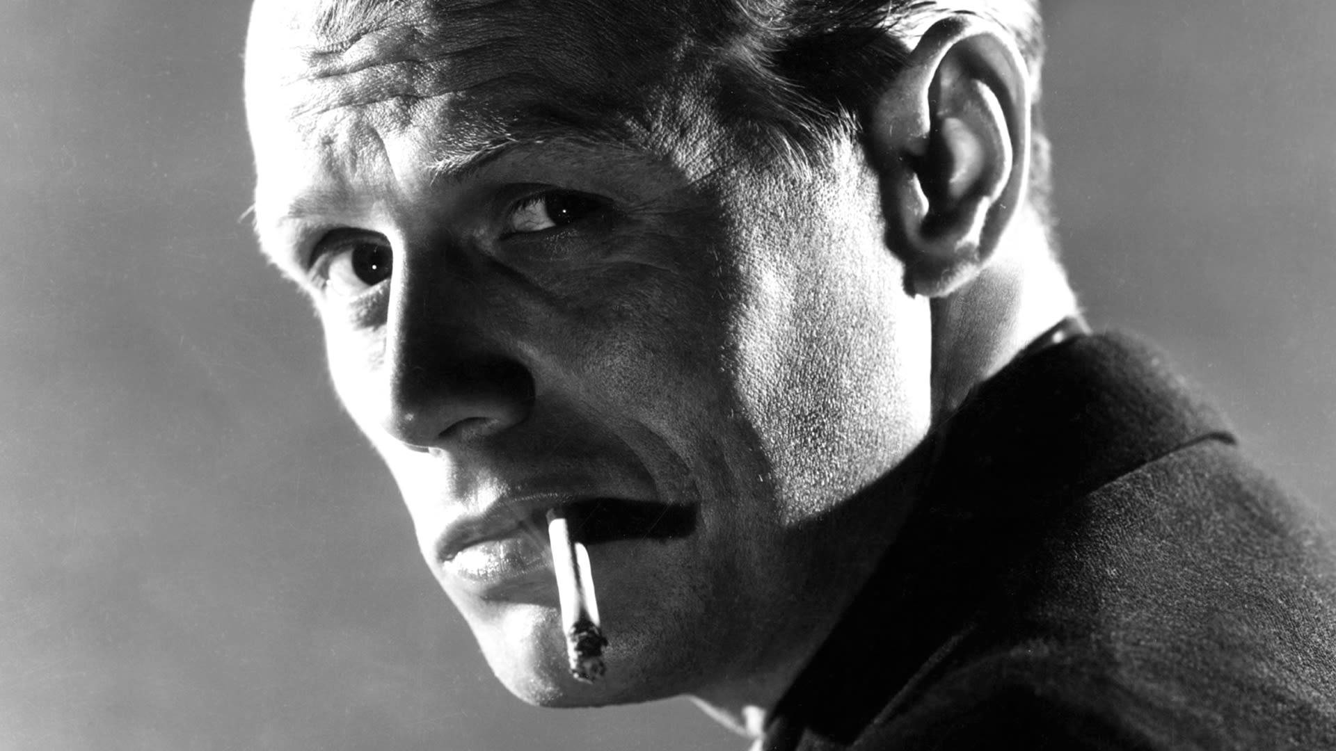 Richard Widmark, classic Hollywood era, black and white, Full HD Desktop Wallpaper