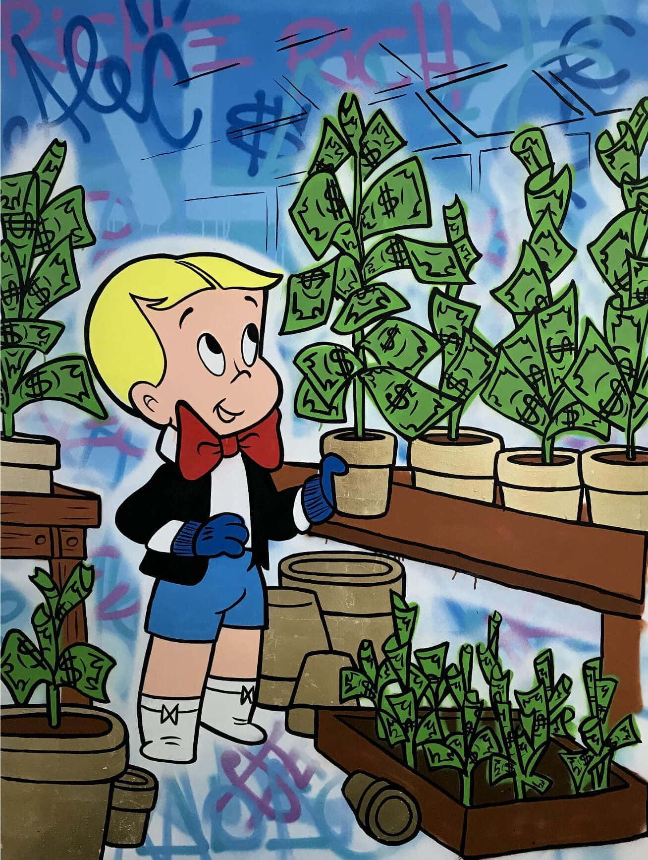 Richie Rich, tuxedo, bowtie, HD Phone Wallpaper