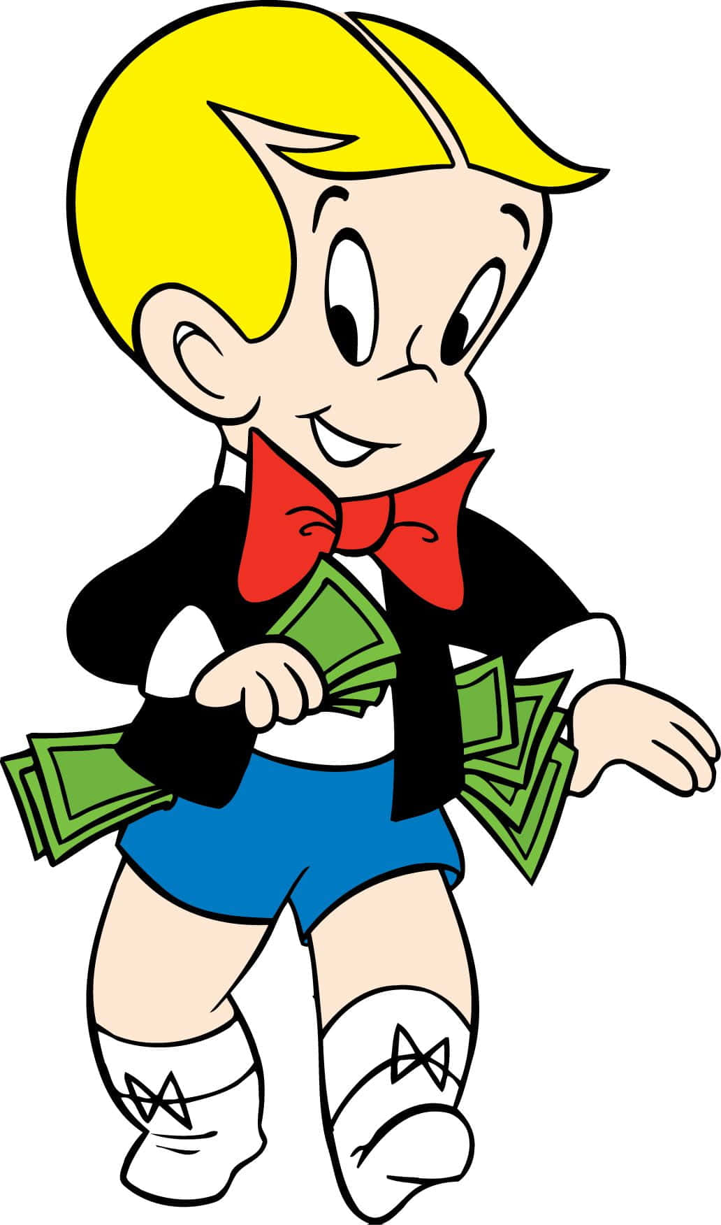 Richie Rich, cartoon character, blonde hair, HD Phone Wallpaper