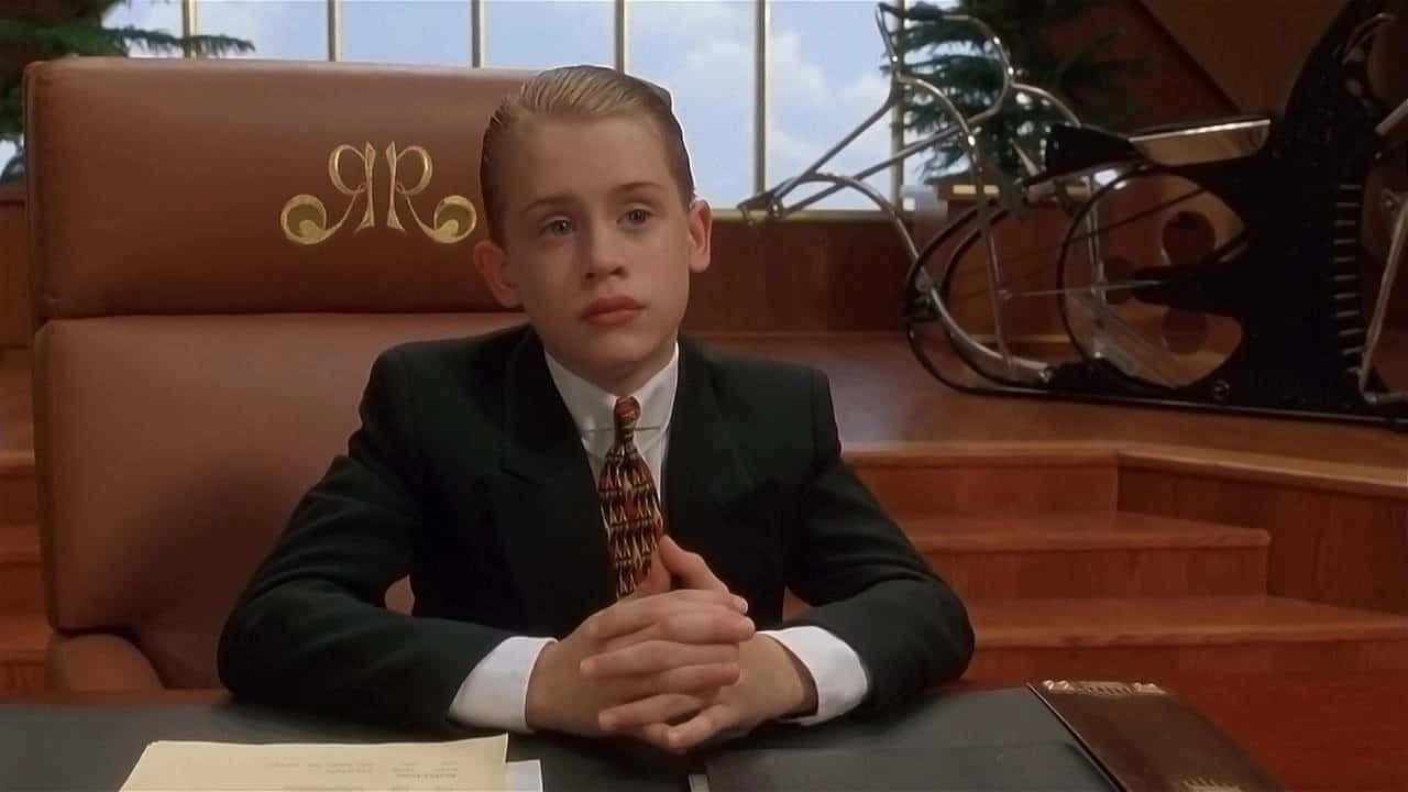 Richie Rich, executive desk, wood-paneled office, HD Desktop Wallpaper