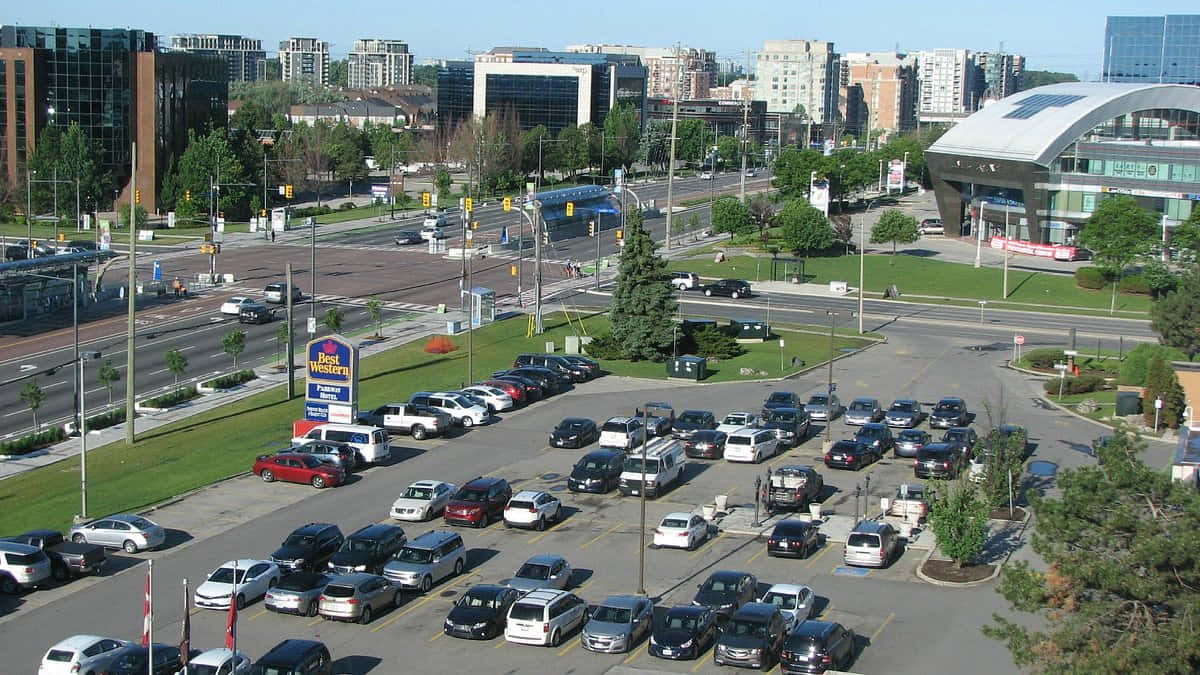 Richmond Hill, Best Western hotel, modern city buildings, SD Desktop Wallpaper