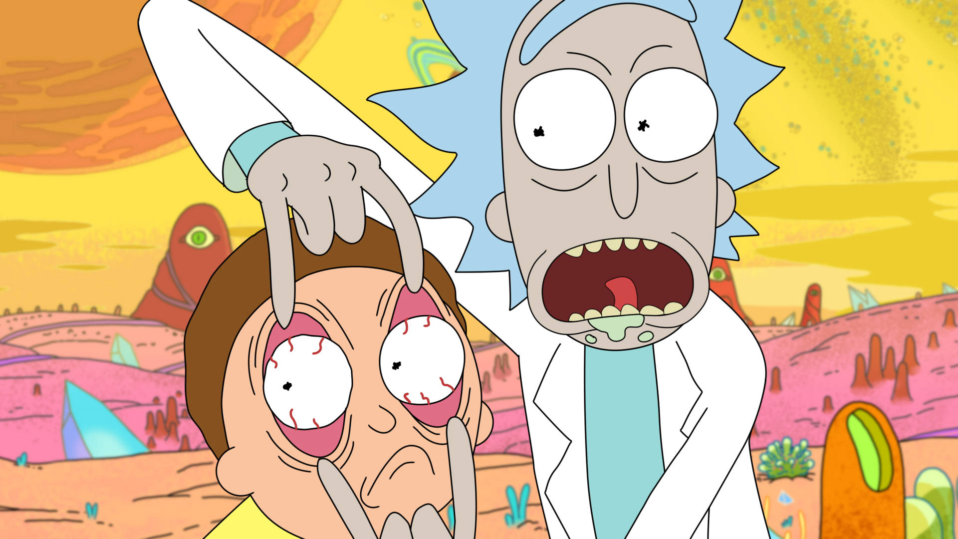 Rick And Morty, Rick, Morty, Full HD Desktop Wallpaper