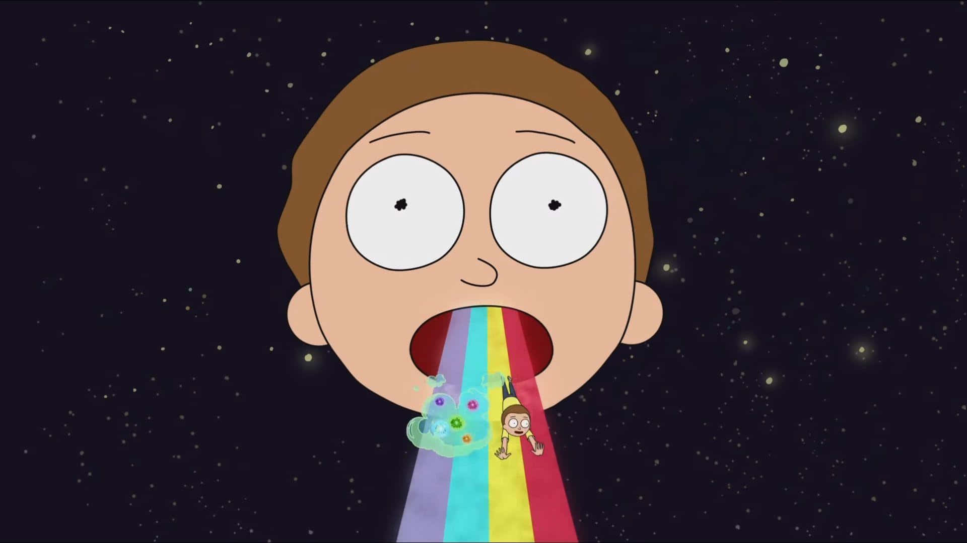 Rick And Morty, cartoon boy, wide eyes, Full HD Desktop Wallpaper