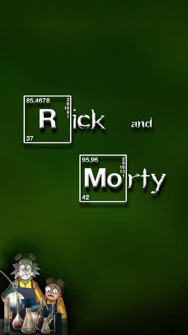 Rick and Morty, lab coats, chemistry flasks, HD Phone Wallpaper