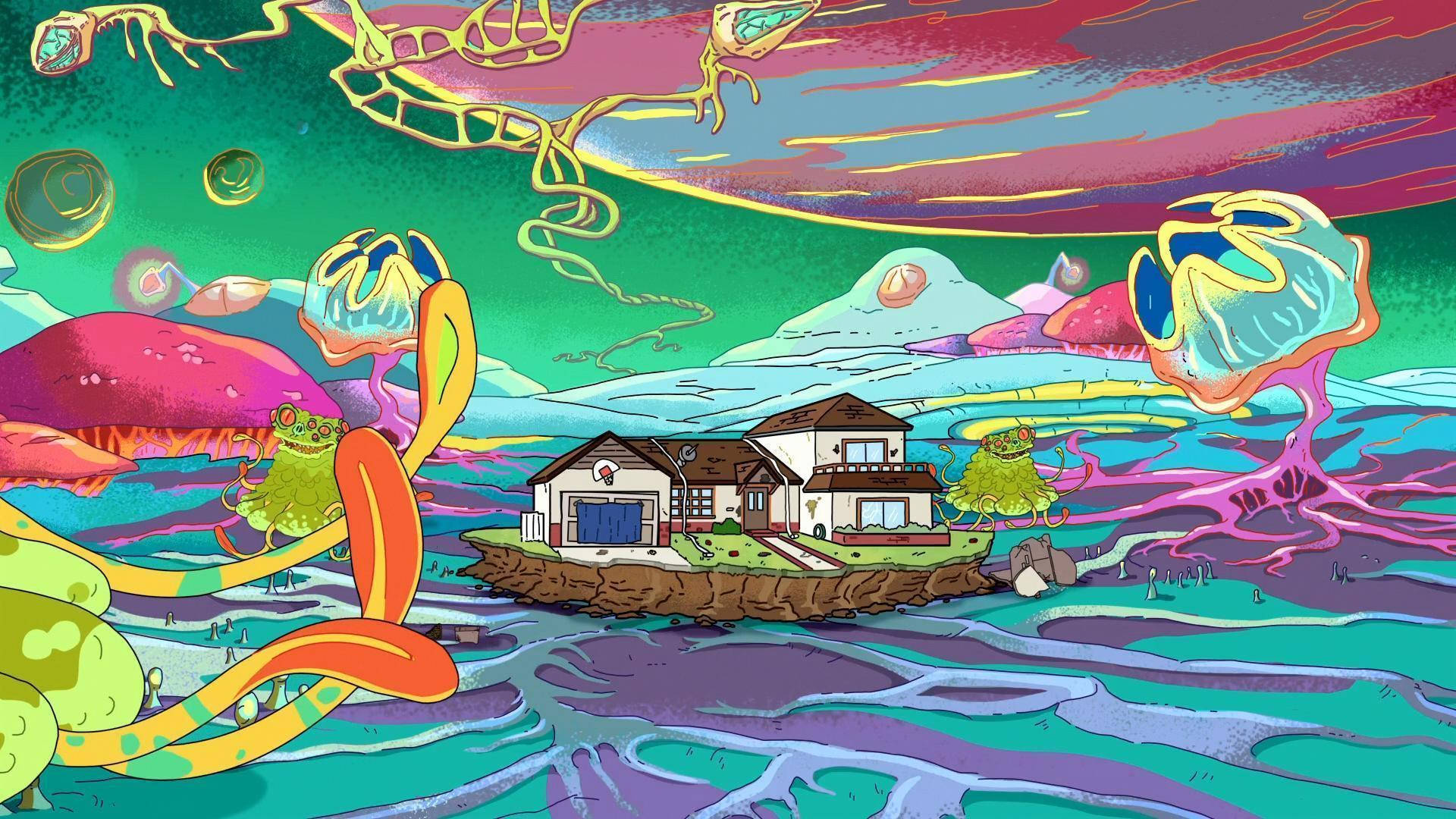 Rick And Morty, supernatural, colorful, Full HD Desktop Wallpaper
