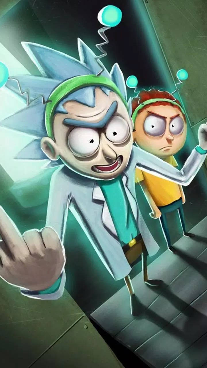 Rick And Morty, headband, dim lab, HD Phone Wallpaper