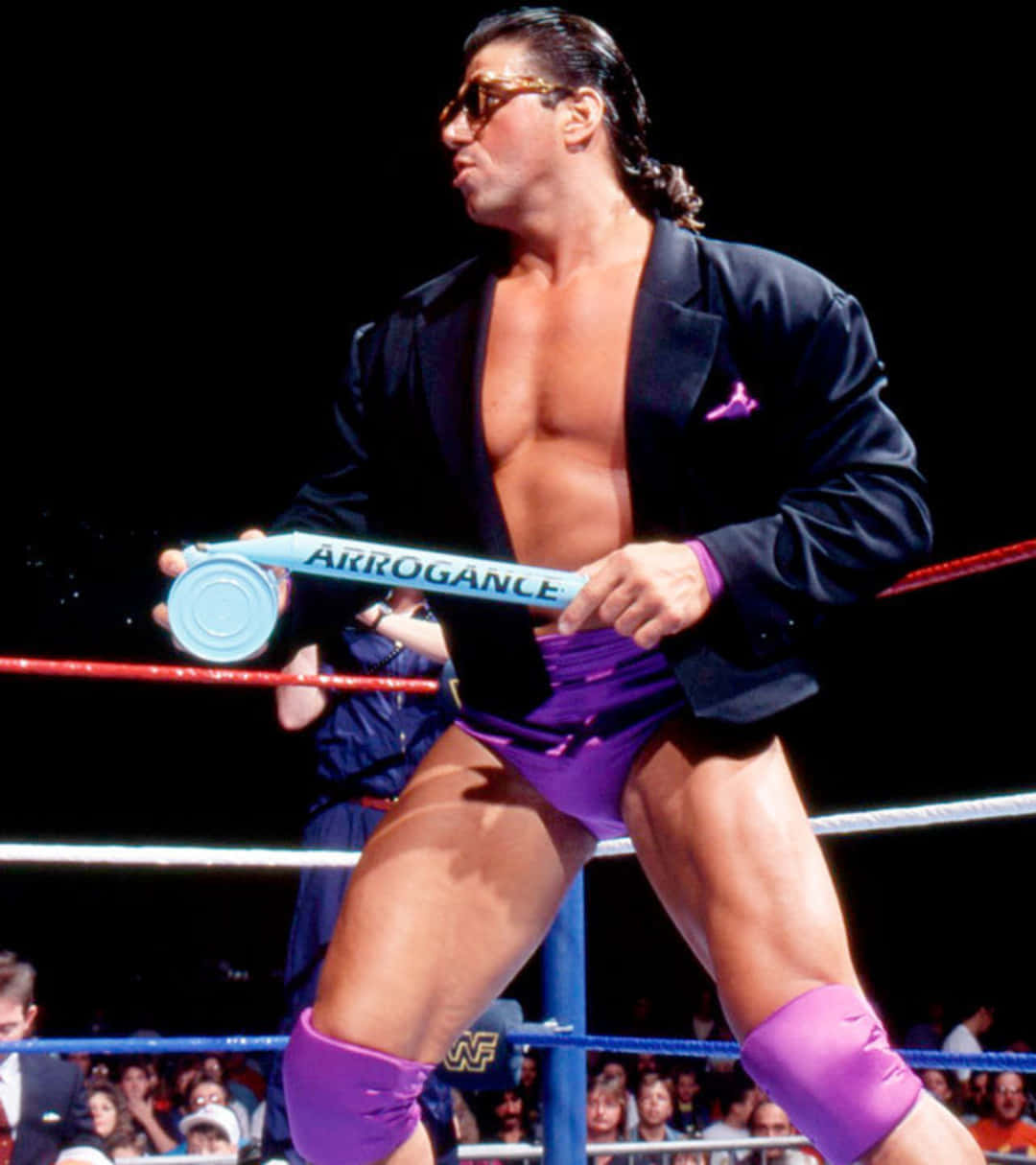 Rick Martel, black jacket, purple trunks, SD Phone Wallpaper