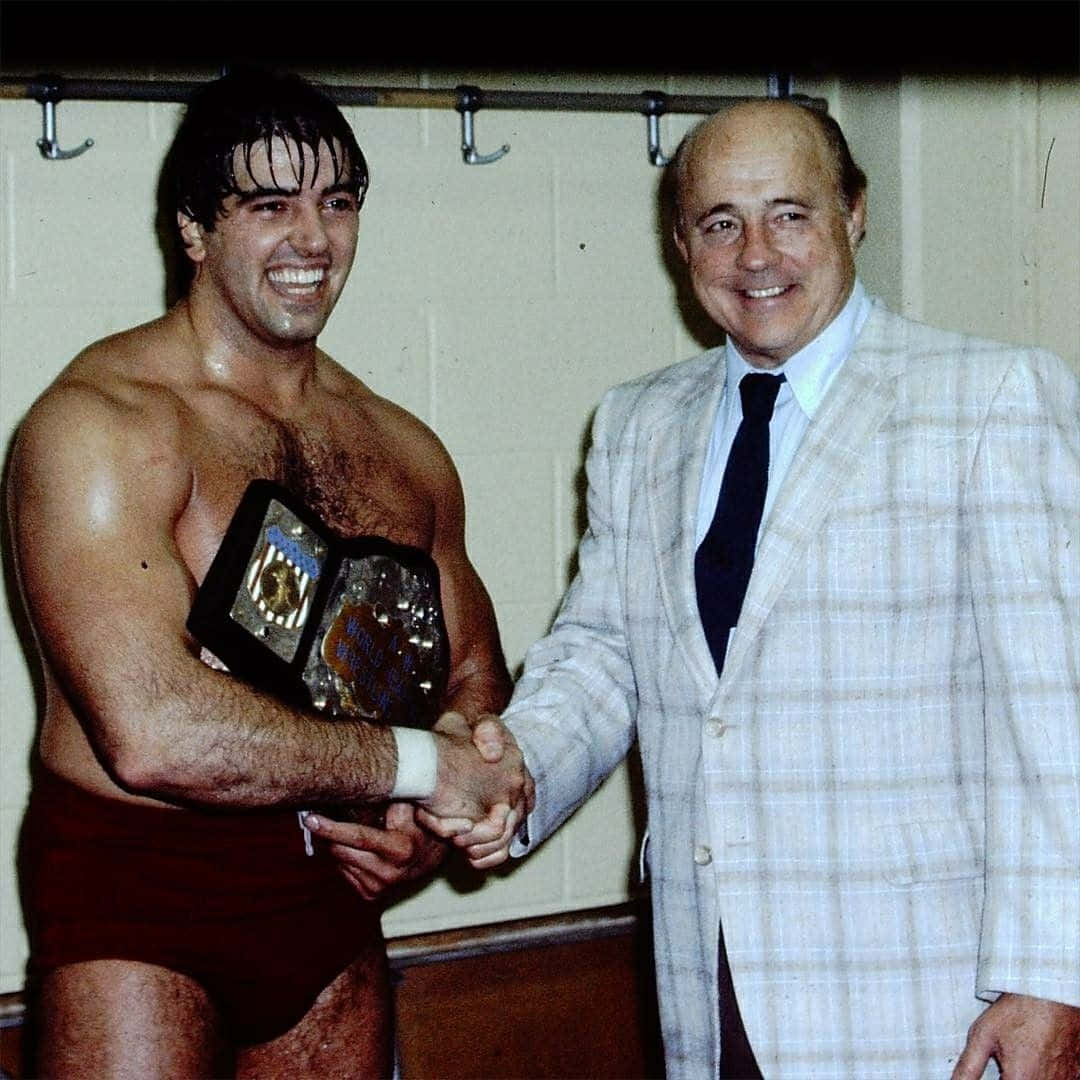 Rick Martel, red trunks, championship belt, SD Desktop Wallpaper