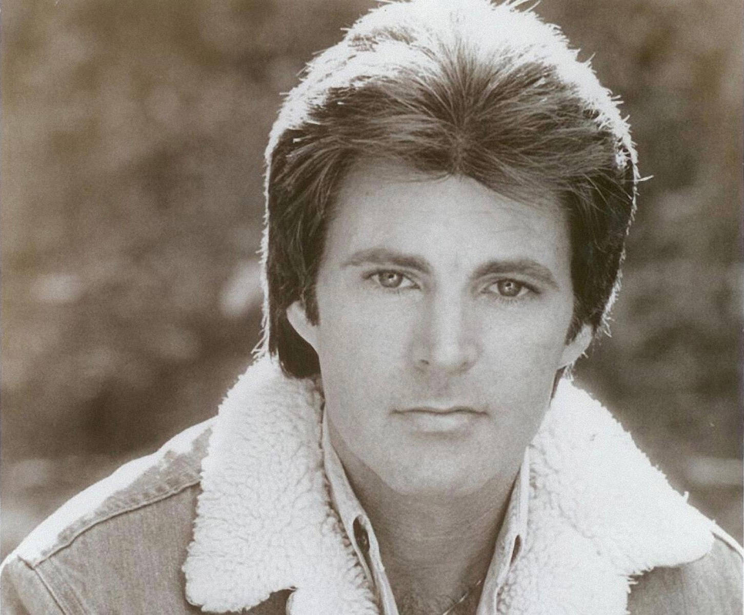 Rick Nelson, shearling collar jacket, sepia-toned portrait, HD Desktop Wallpaper