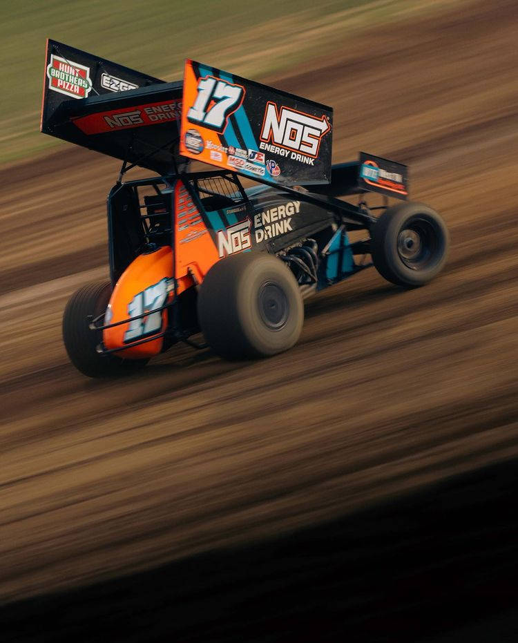 Ricky Stenhouse Jr., sprint car, number 17, SD Phone Wallpaper