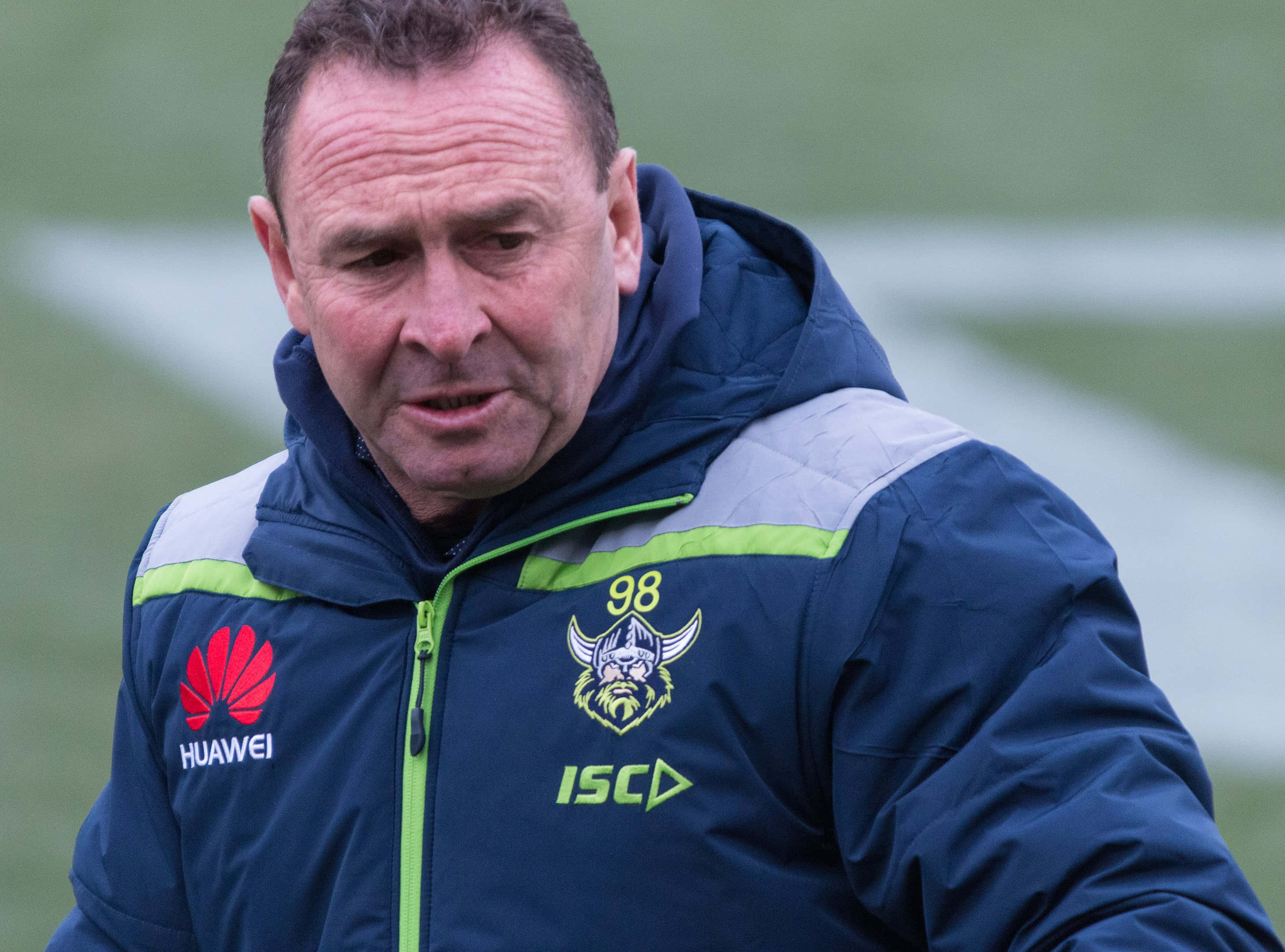 Ricky Stuart, blue sports jacket, logos, 2K Desktop Wallpaper