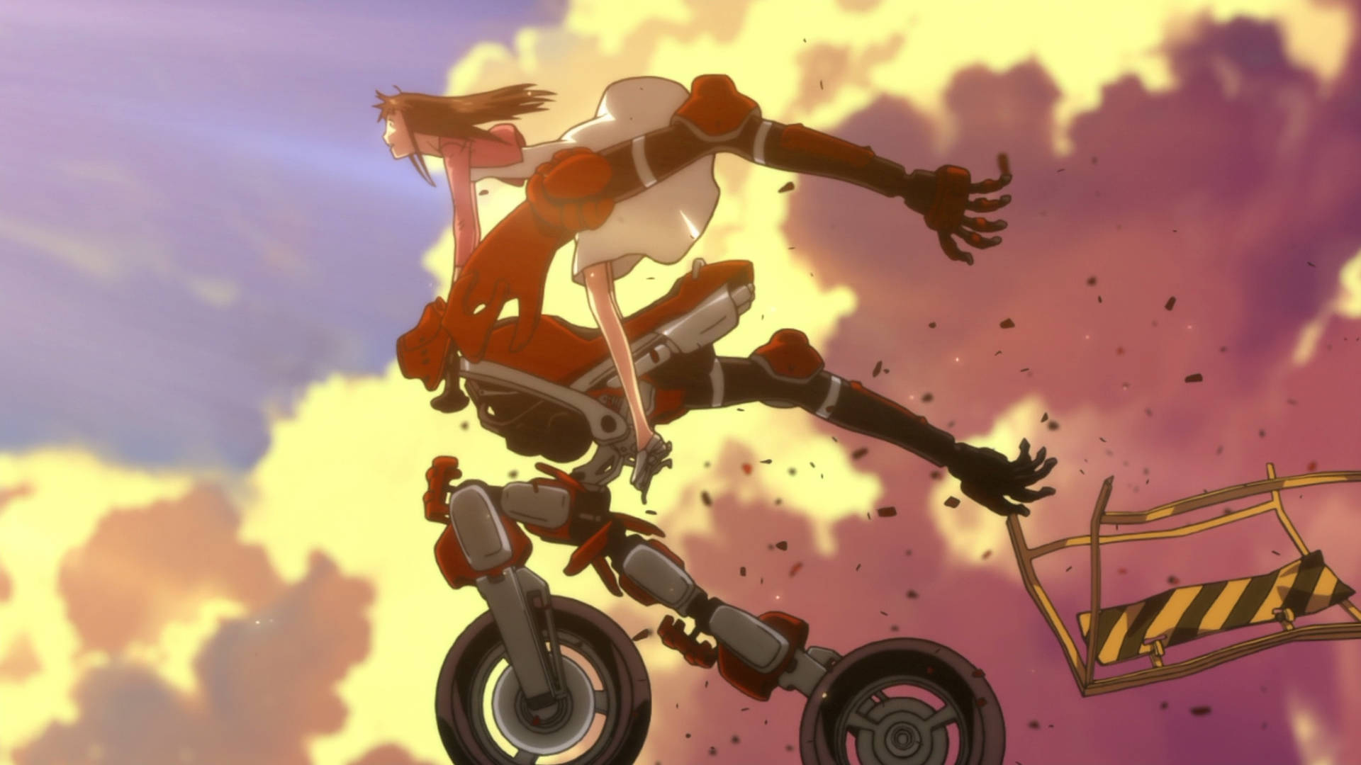 Rideback, manga series, anime girl, Full HD Desktop Wallpaper