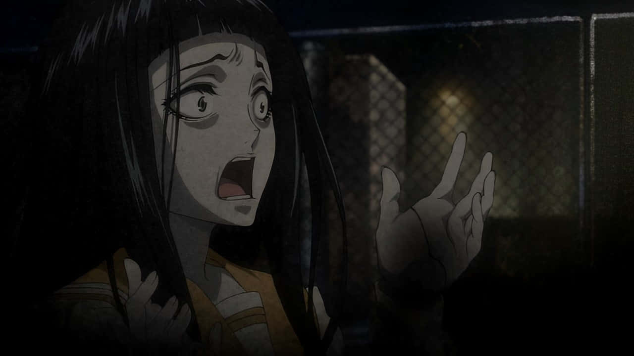 Rikako Oryo, futuristic cyberpunk setting, dark cage-like setting, HD Desktop Wallpaper