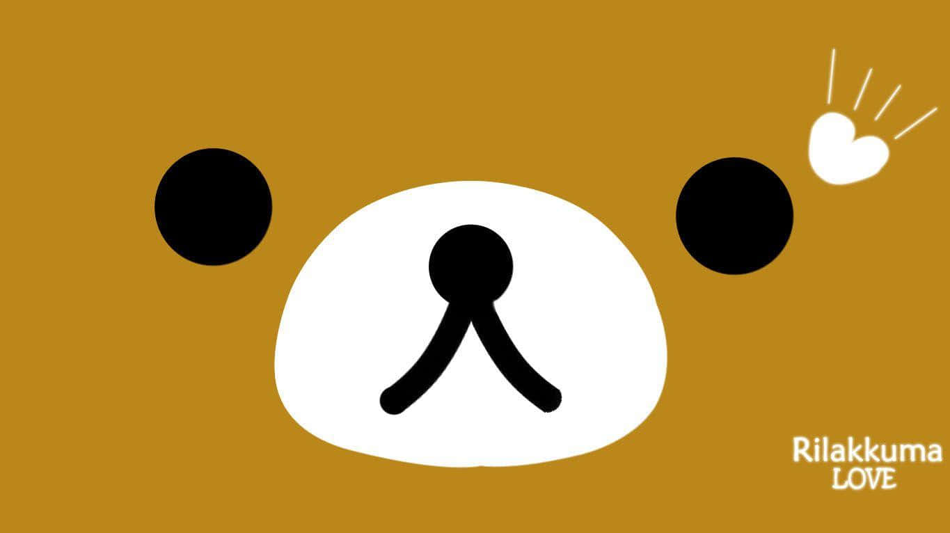 Rilakkuma, laptop, black eyes, HD Desktop Wallpaper