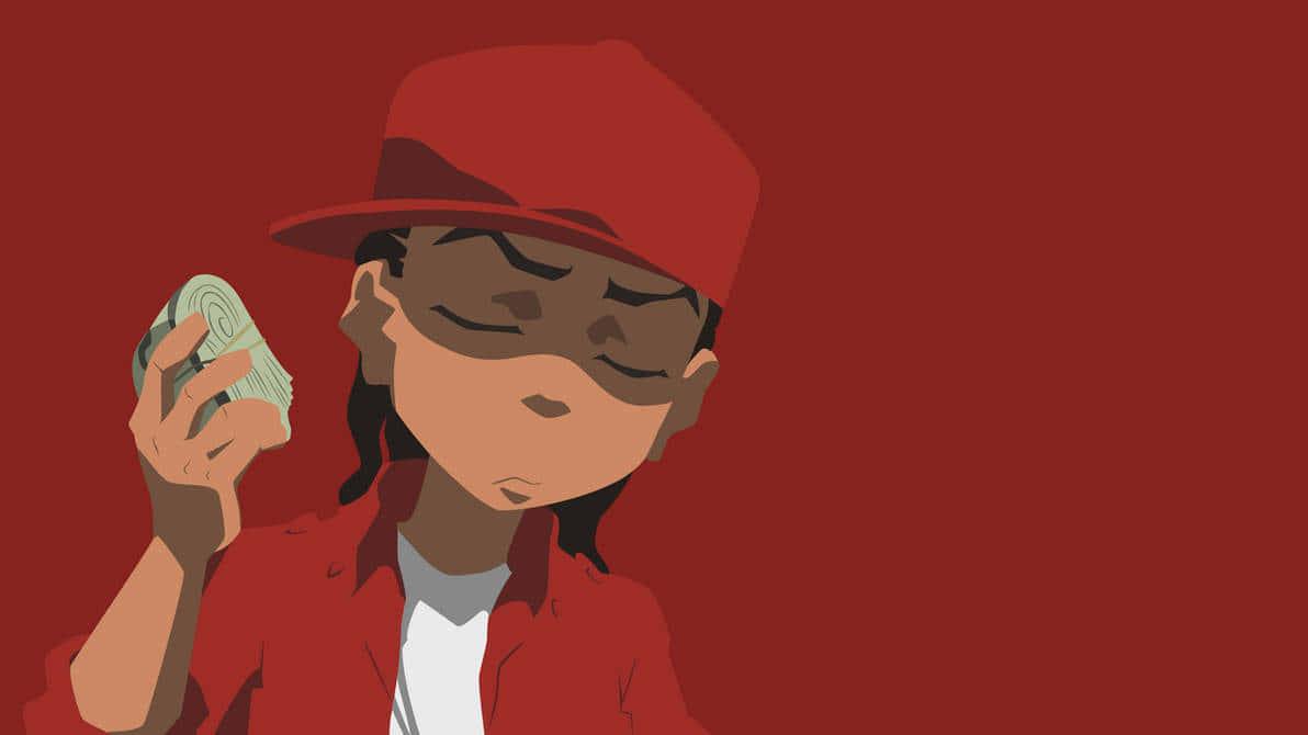 Riley Freeman, red hat, red jacket, SD Desktop Wallpaper