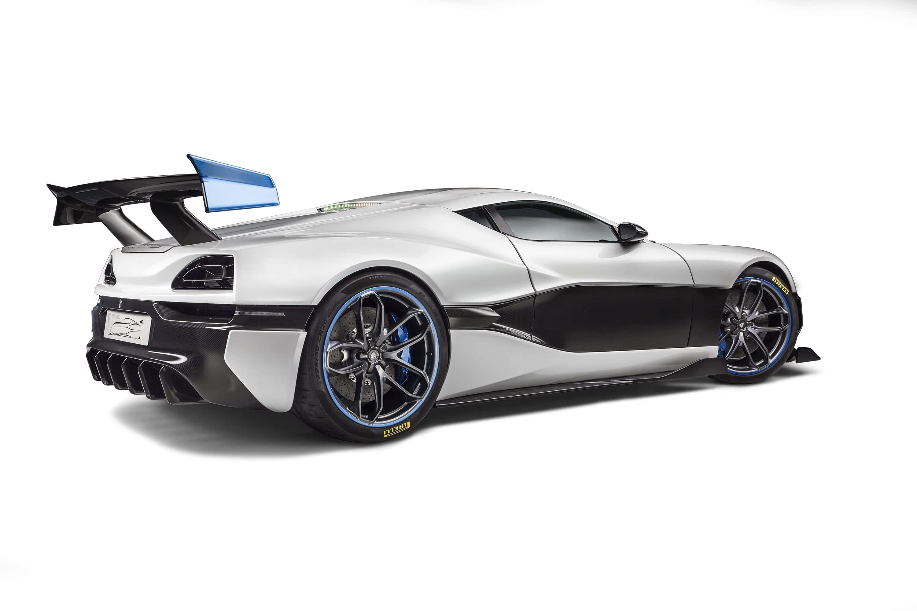 Rimac Concept S, silver, black, 2K Desktop Wallpaper