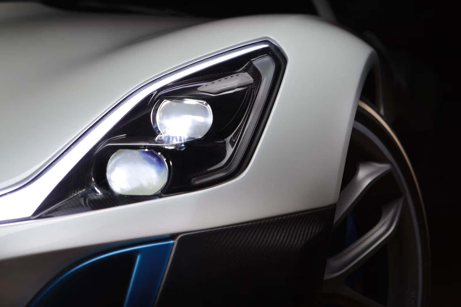 Rimac Concept S, headlight, glowing bulbs, HD Desktop Wallpaper