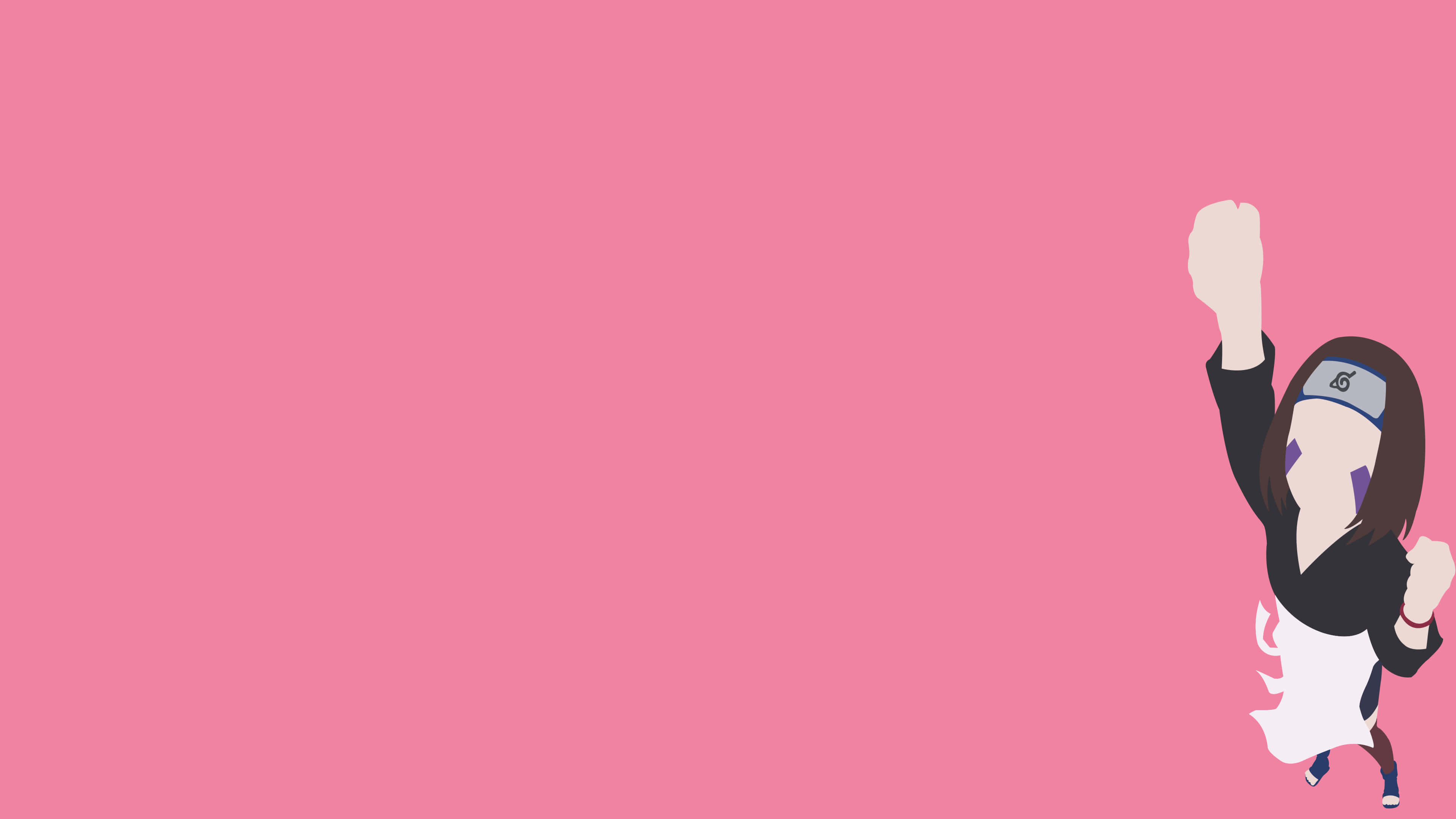 Rin Nohara, headband, vibrant colors, 4K Desktop Wallpaper