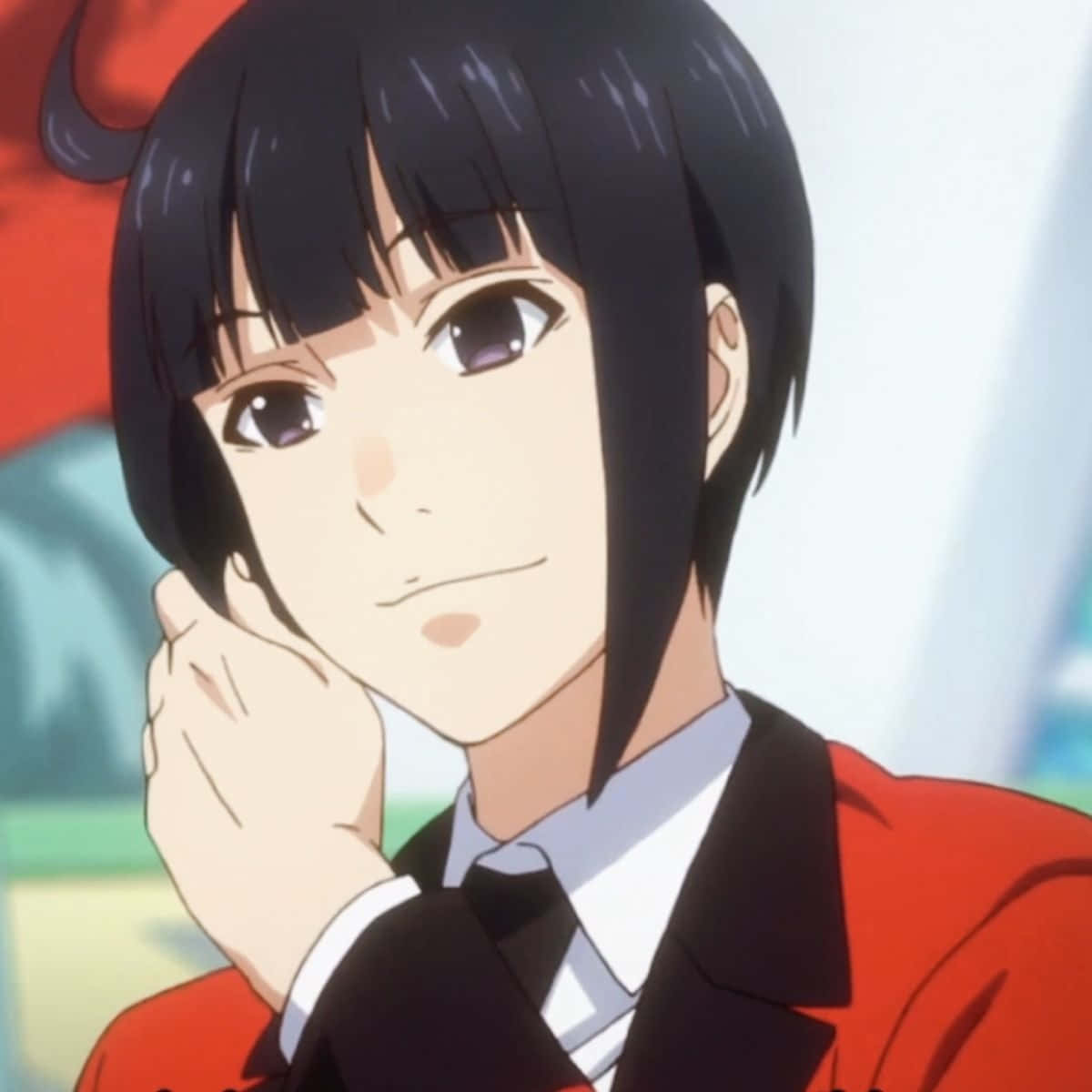 Rin Obami, anime girl, short black hair, SD Desktop Wallpaper