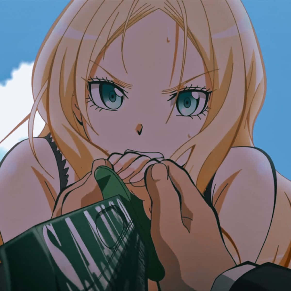 Rio Nakamura, anime girl, blonde hair, SD Desktop Wallpaper