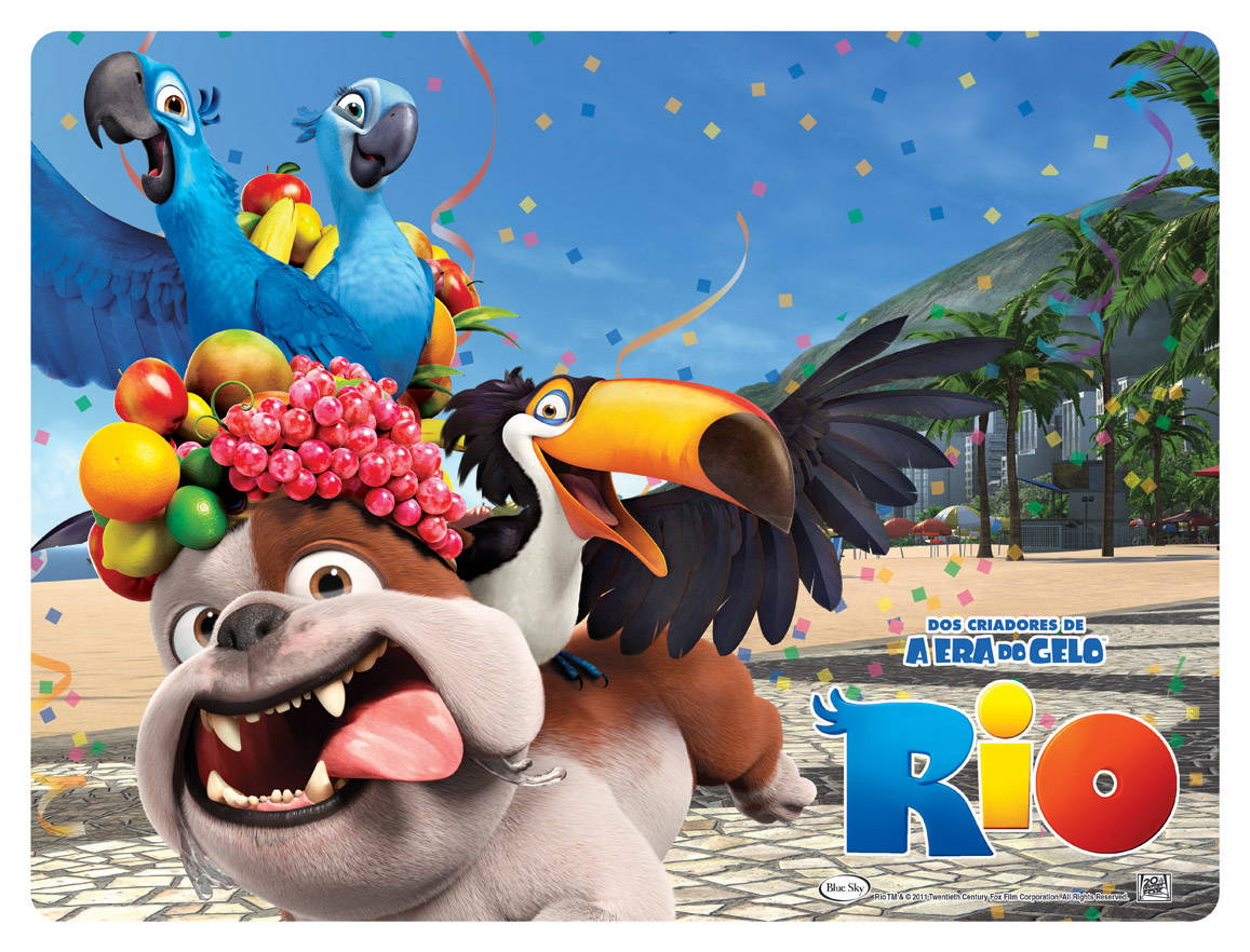 Rio, toucan, macaws, SD Desktop Wallpaper