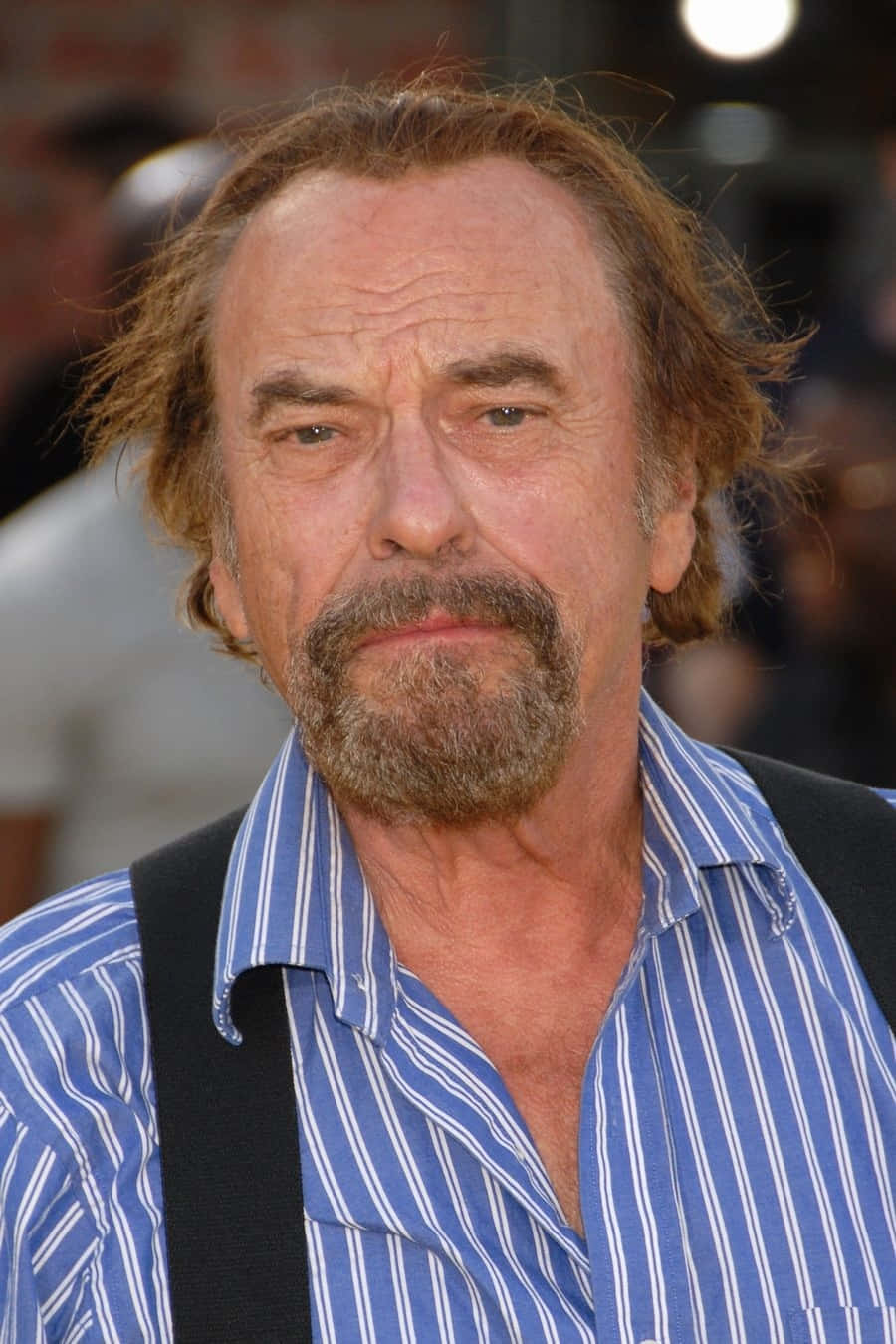 Rip Torn, blue striped shirt, suspenders, HD Phone Wallpaper