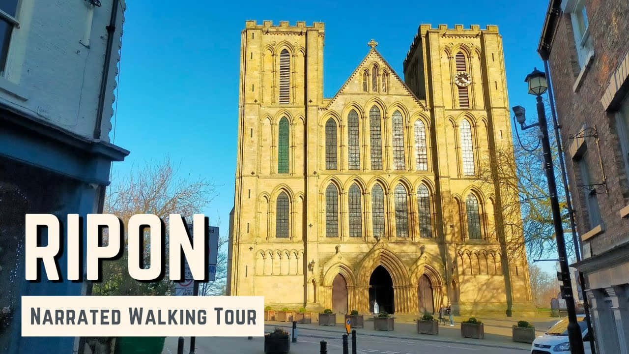 Ripon, cathedral, tall arched windows, HD Desktop Wallpaper