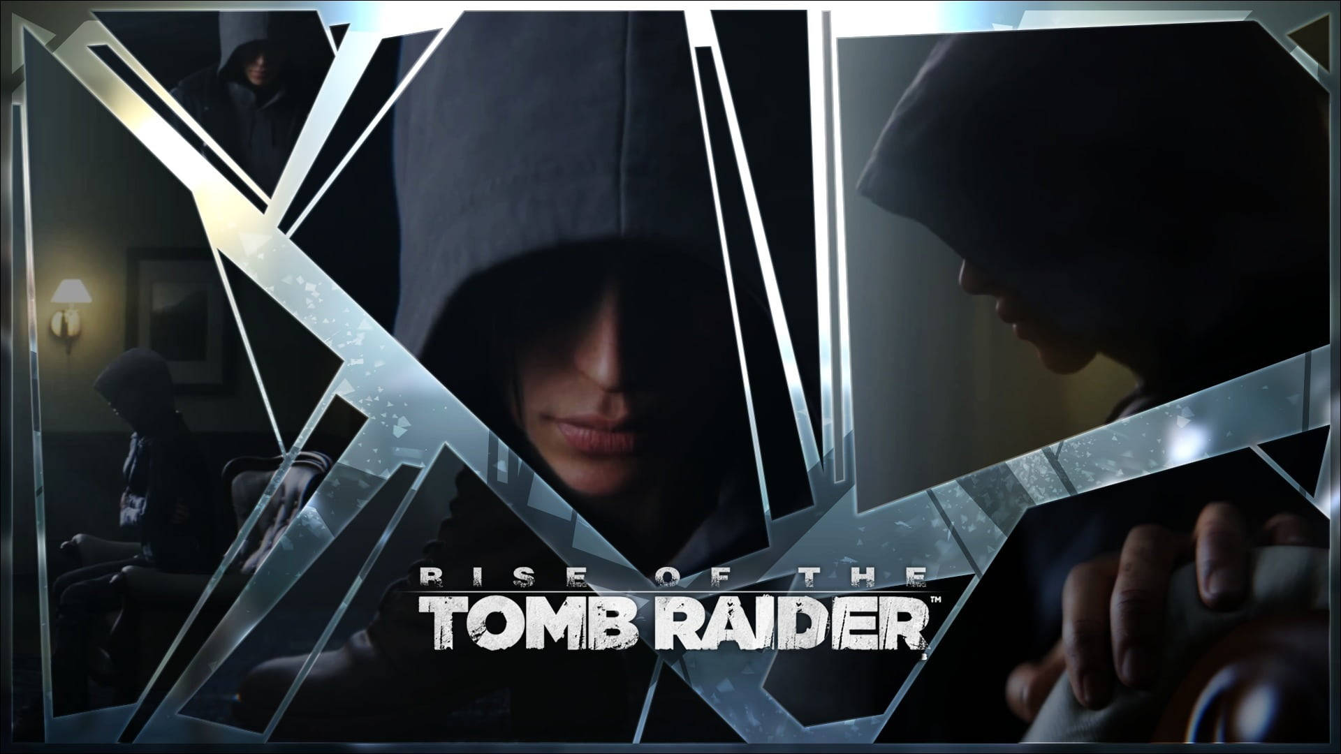 Rise Of The Tomb Raider, hooded figure, dimly lit room, Full HD Desktop Wallpaper