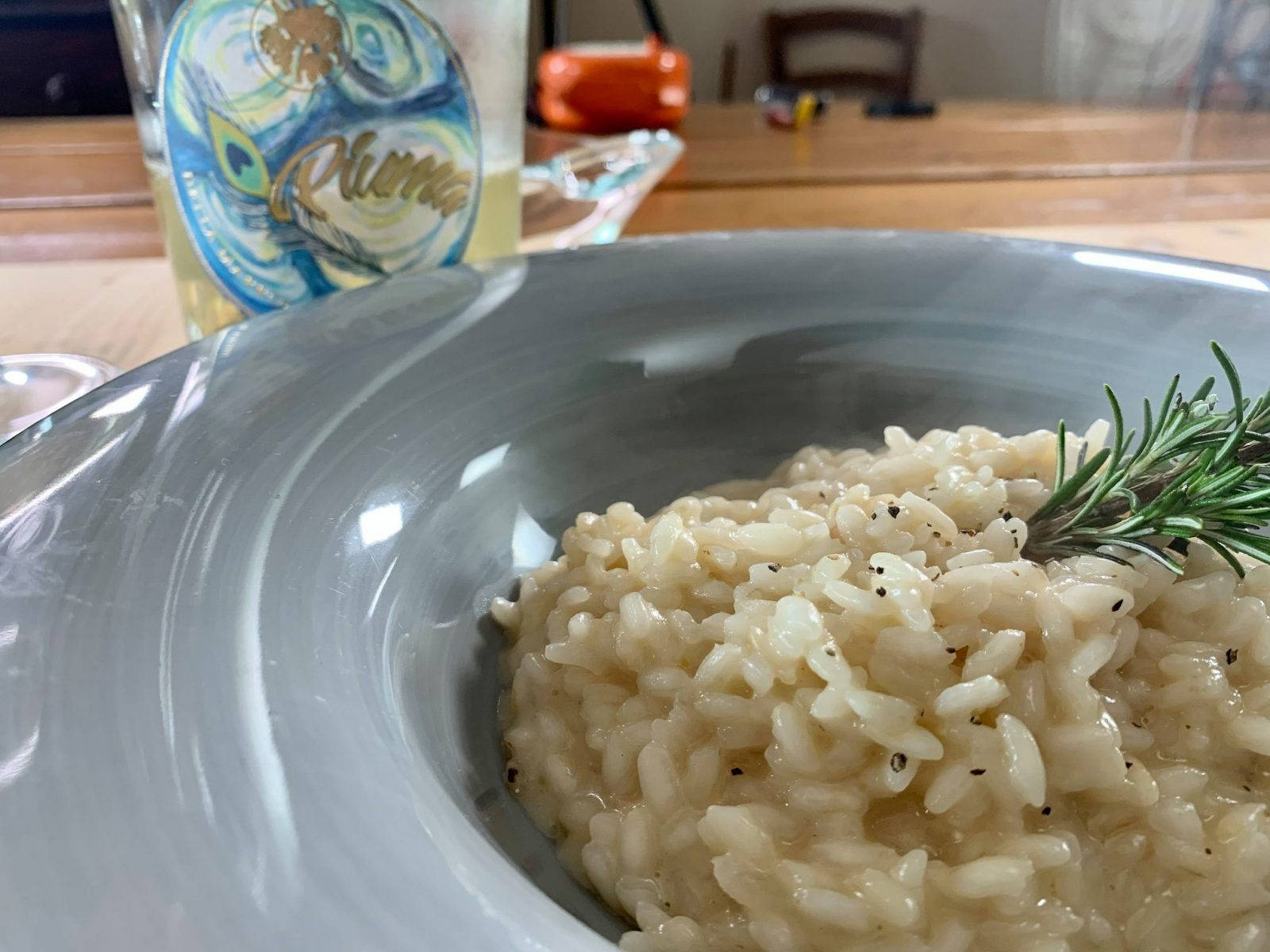 risotto, rosemary, black pepper, HD Desktop Wallpaper