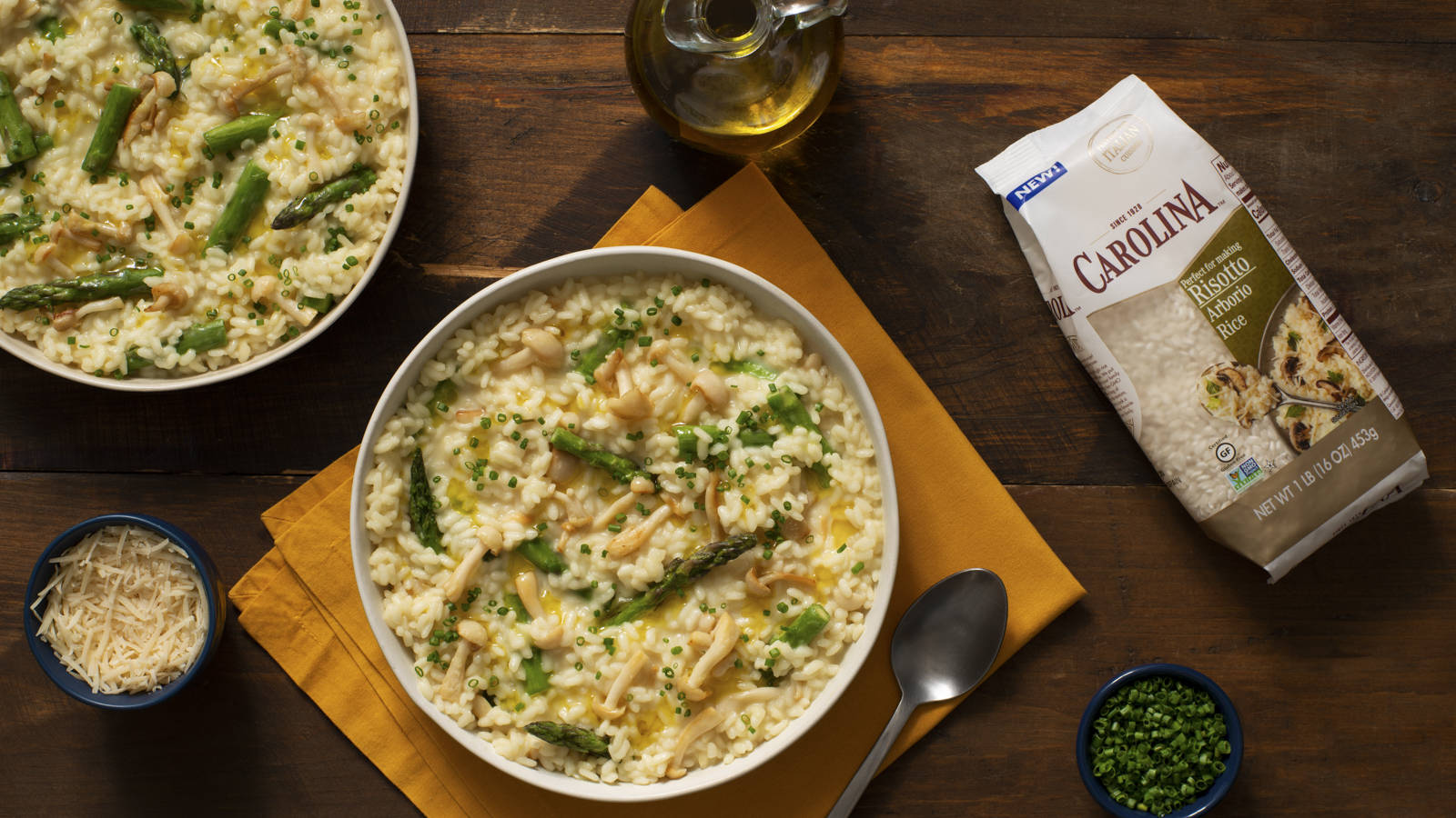 Risotto Rice Truffle, creamy asparagus risotto, mushrooms, HD Desktop Wallpaper
