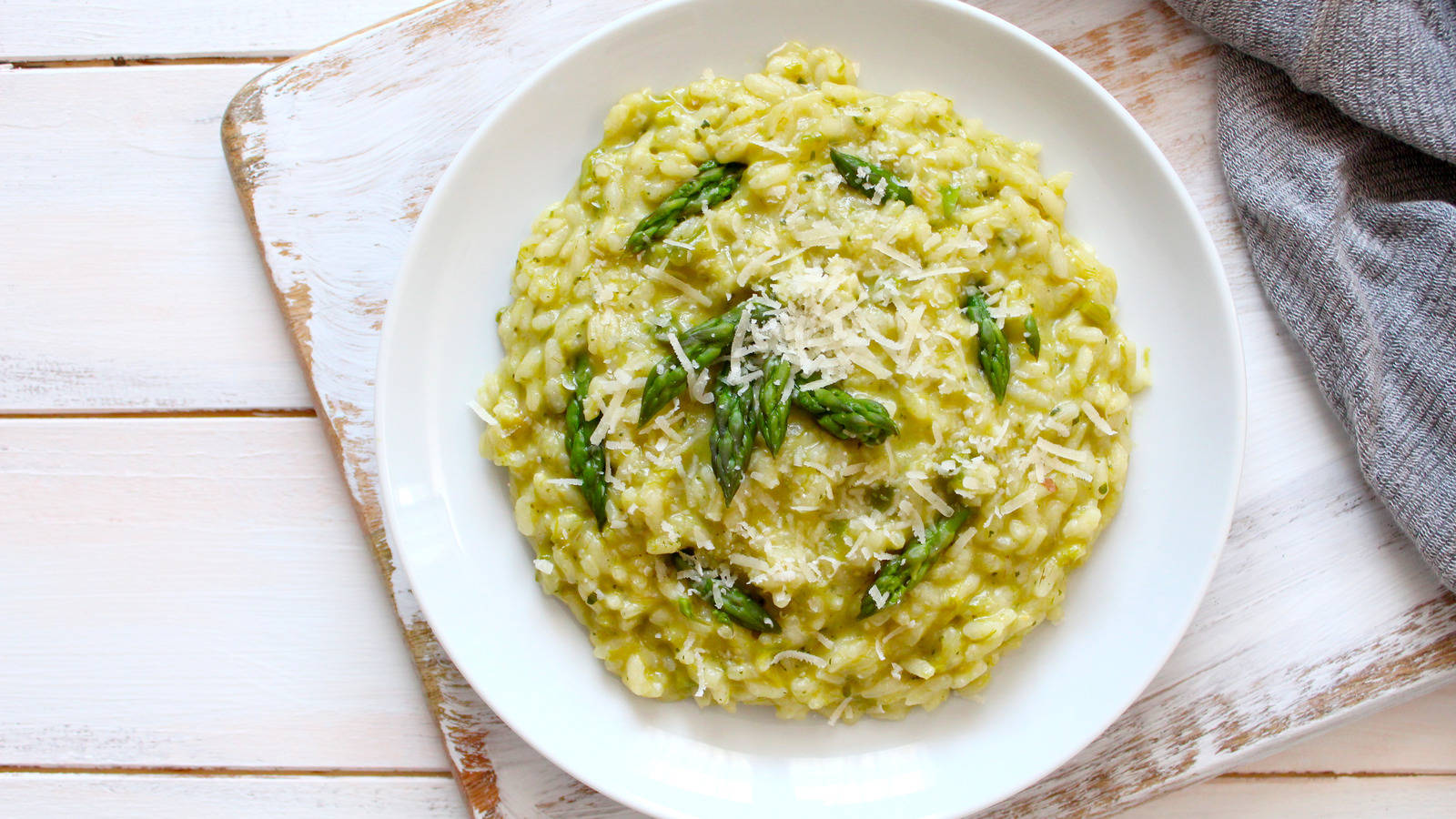 risotto, asparagus, creamy, HD Desktop Wallpaper