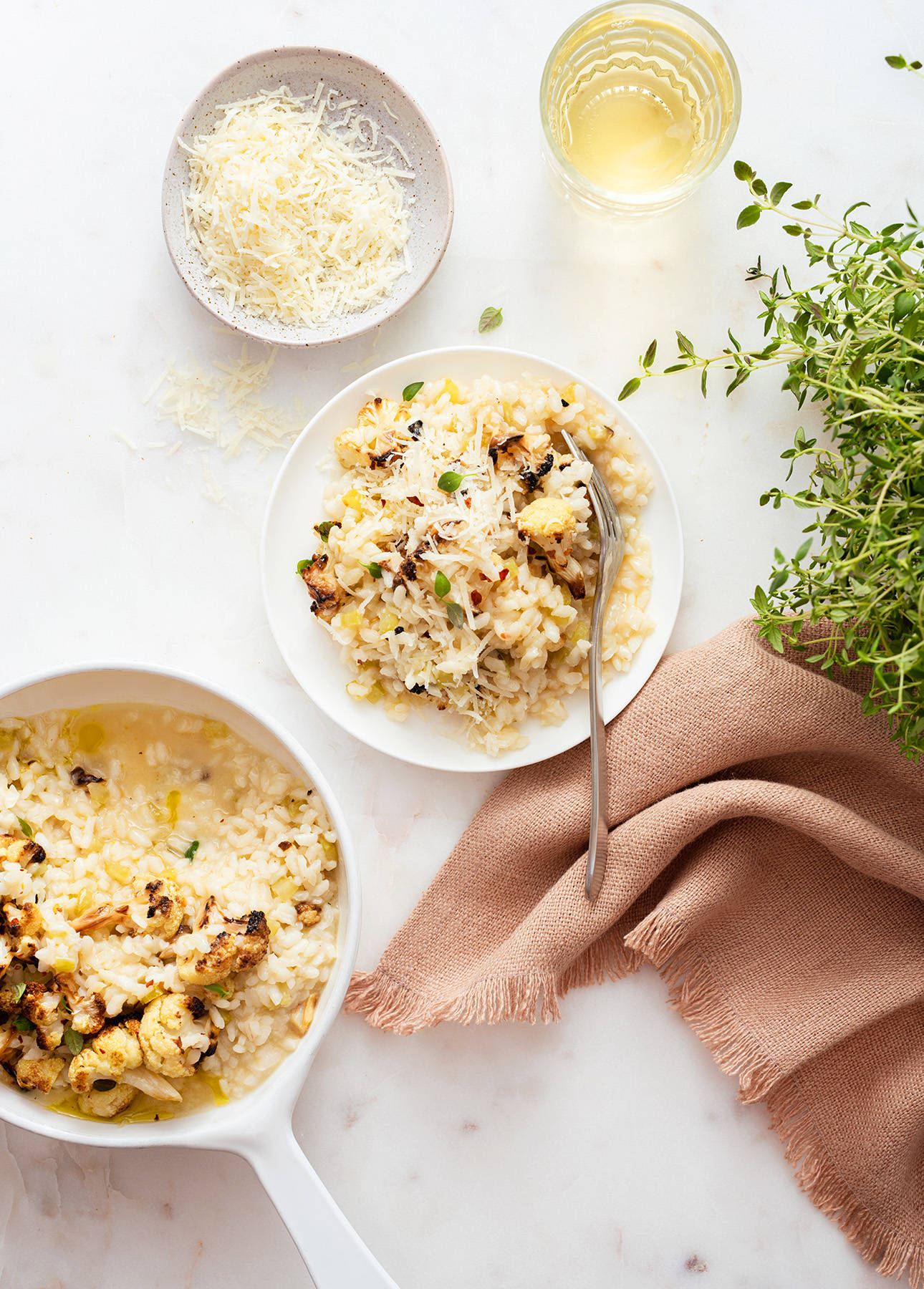 risotto, broccoli, cauliflower, HD Phone Wallpaper