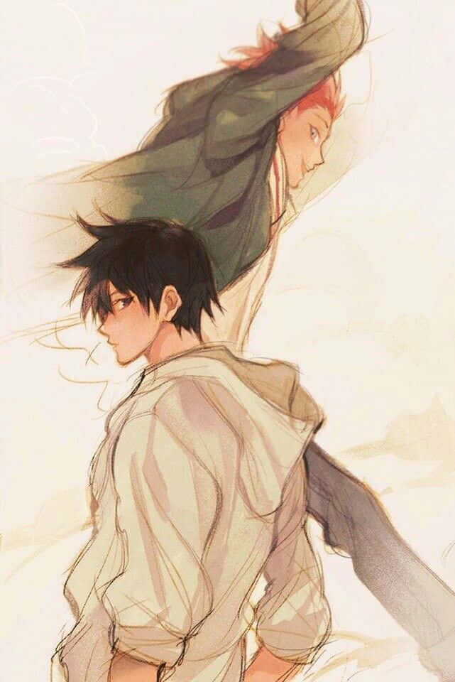 Ritsu Kageyama, anime boys, flowing hair, SD Phone Wallpaper