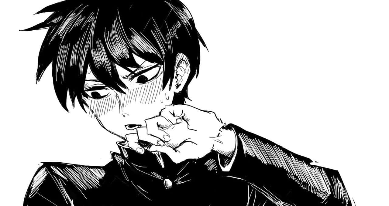 Ritsu Kageyama, spiky hair, intense eyes, HD Desktop Wallpaper