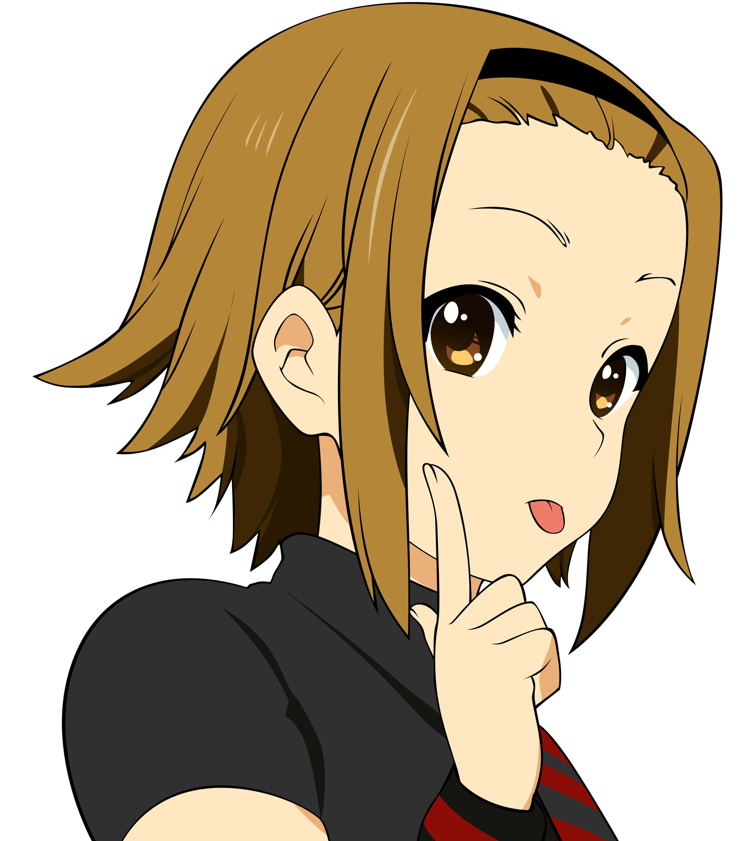 Ritsu Tainaka, drums, brown hair, 2K Phone Wallpaper