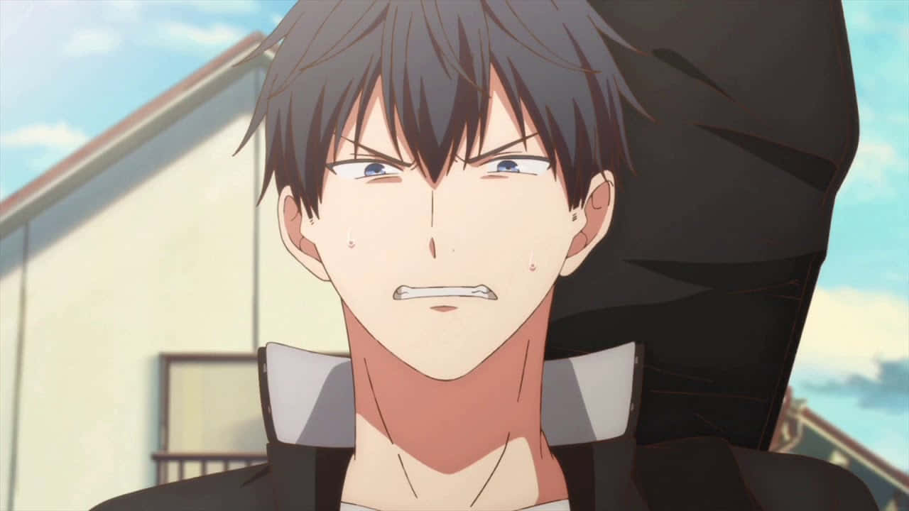 Ritsuka Uenoyama, anime boy, dark hair, HD Desktop Wallpaper