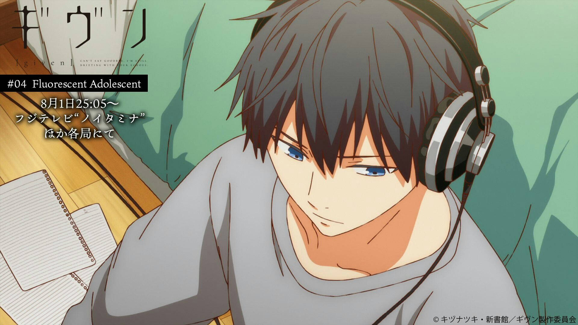 Ritsuka Uenoyama, Given, anime series, Full HD Desktop Wallpaper