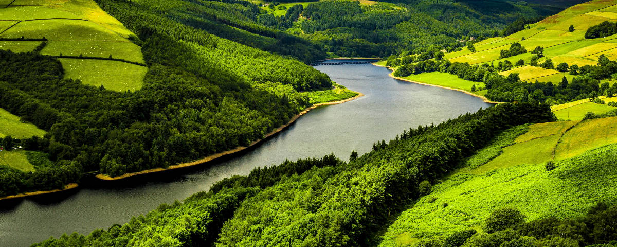 1200x480, river landscape, winding river, SD Desktop Wallpaper