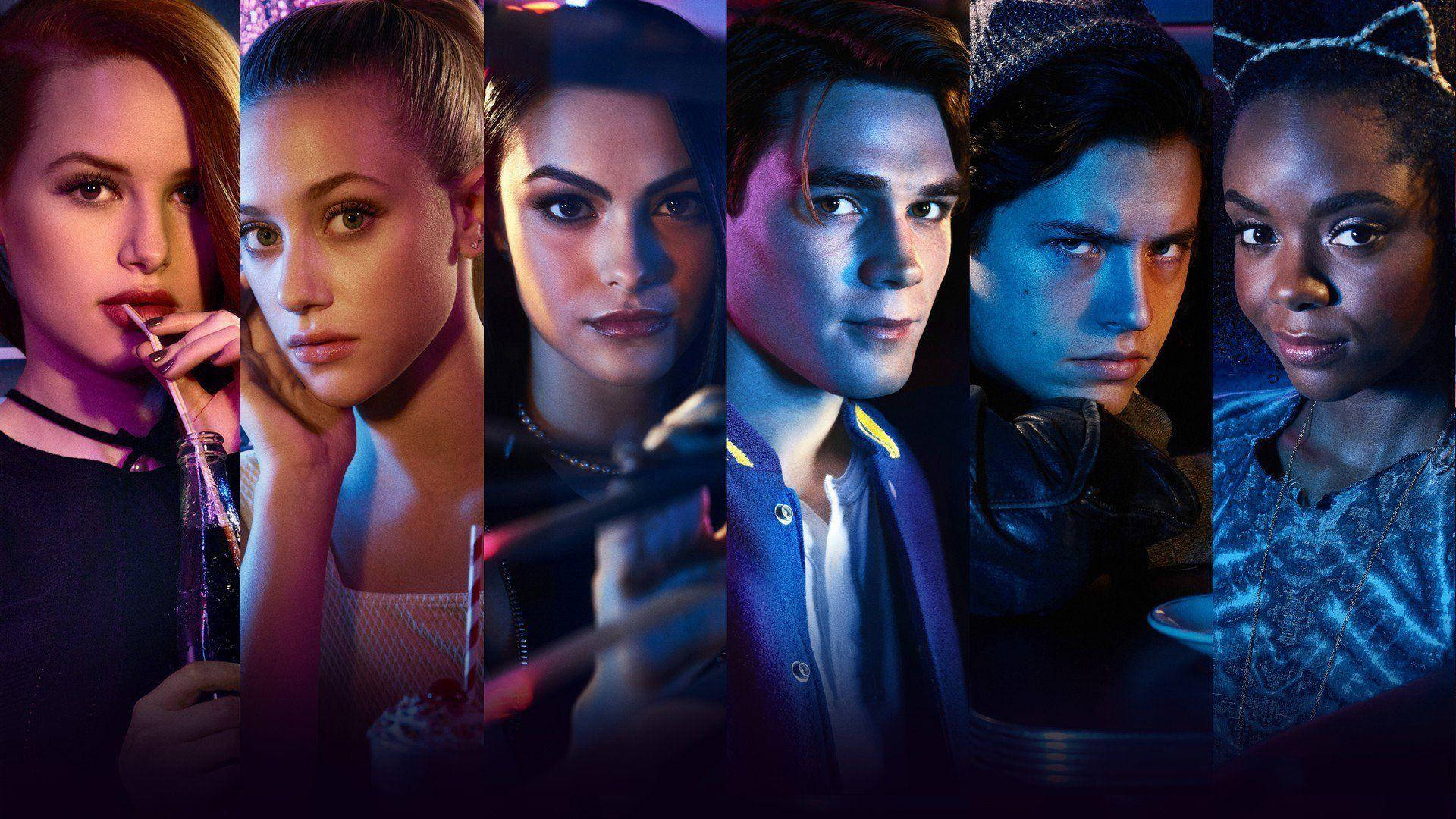 Riverdale, cast, vertical collage, Full HD Desktop Wallpaper
