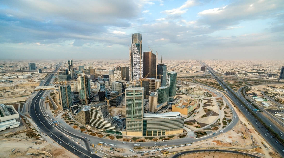 Riyadh, skyscrapers, aerial view, SD Desktop Wallpaper