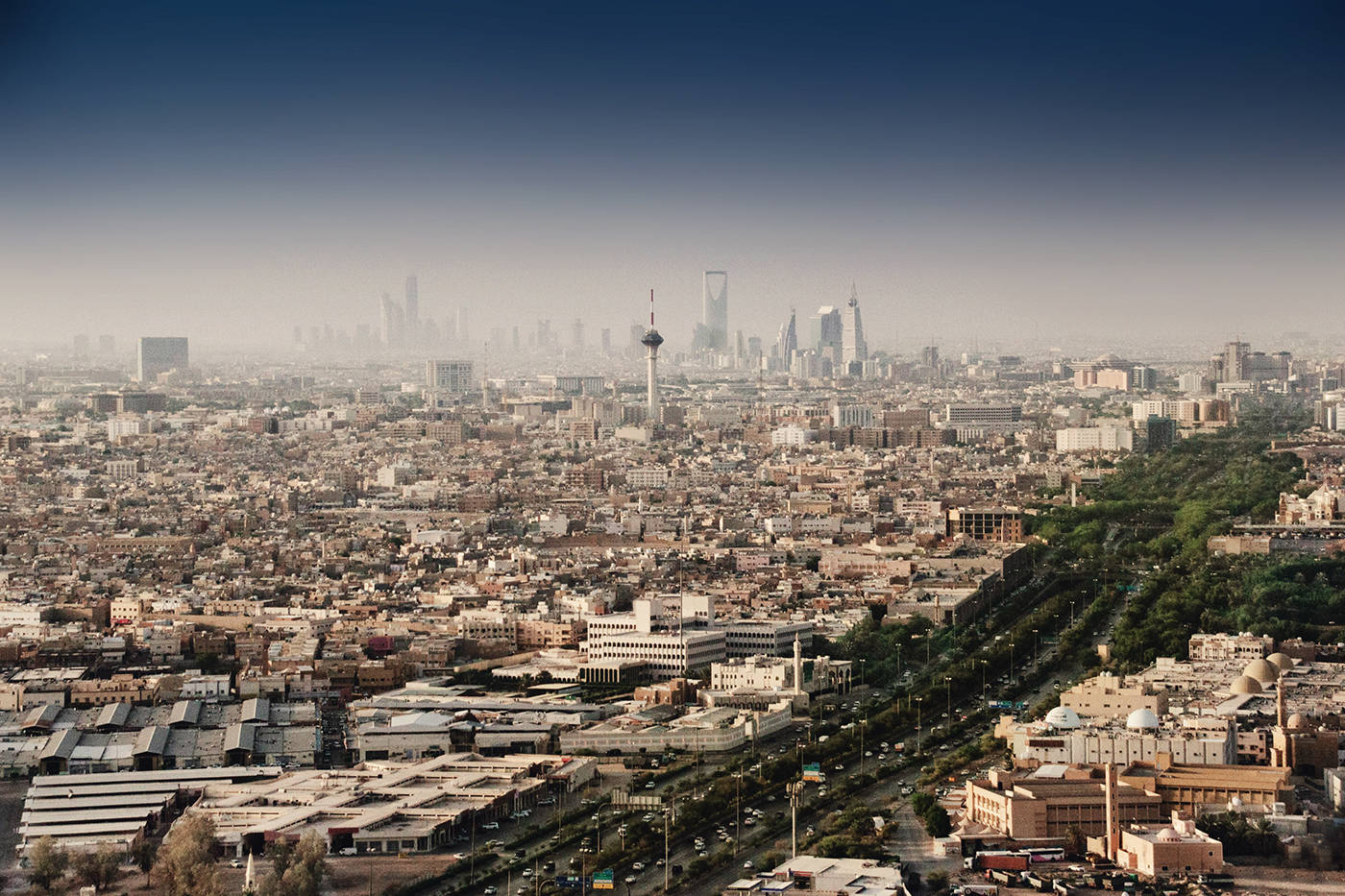 Riyadh, modern skyscrapers, tall tower, HD Desktop Wallpaper