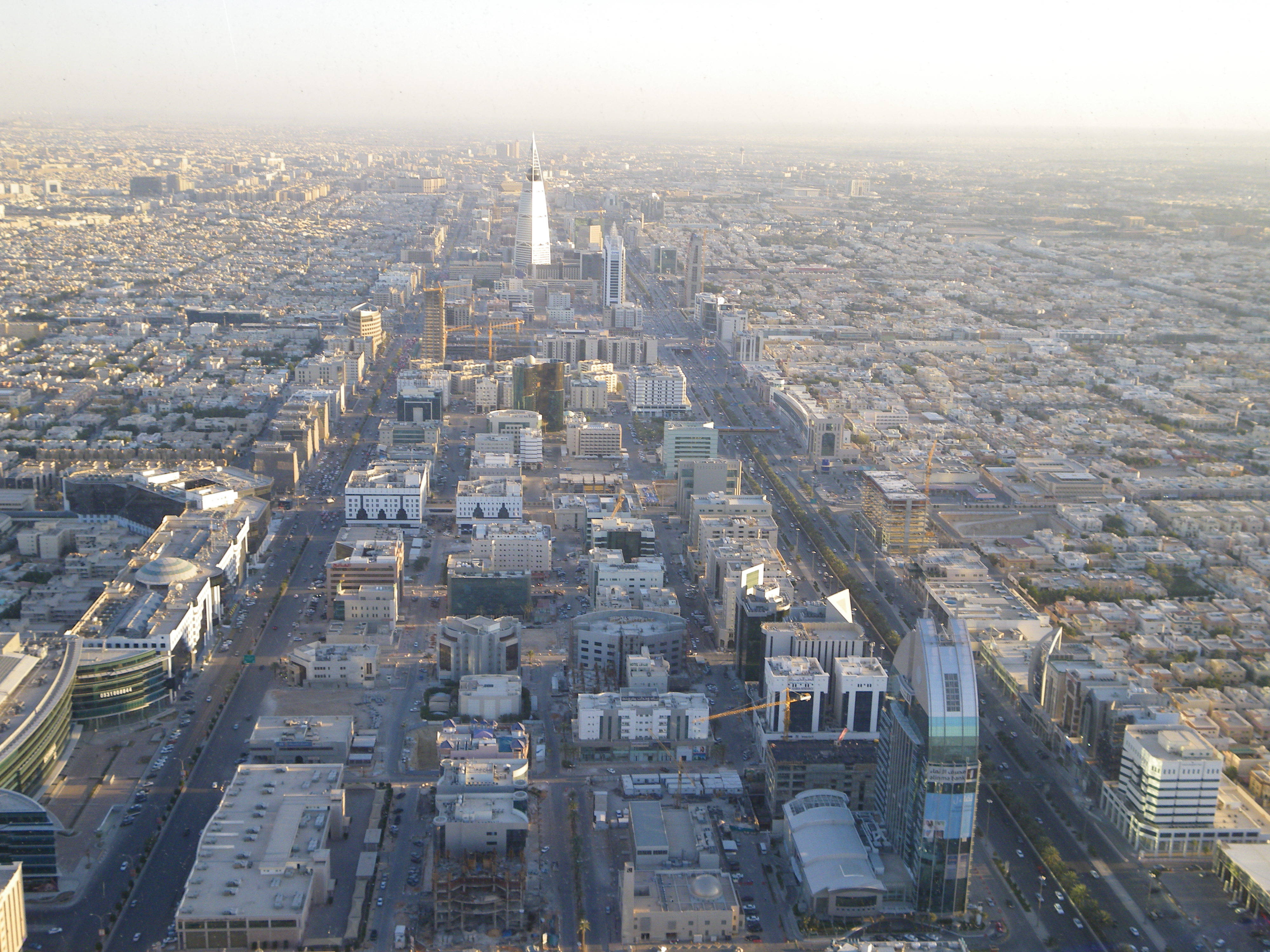 Riyadh, aerial view, modern cityscape, 4K Desktop Wallpaper