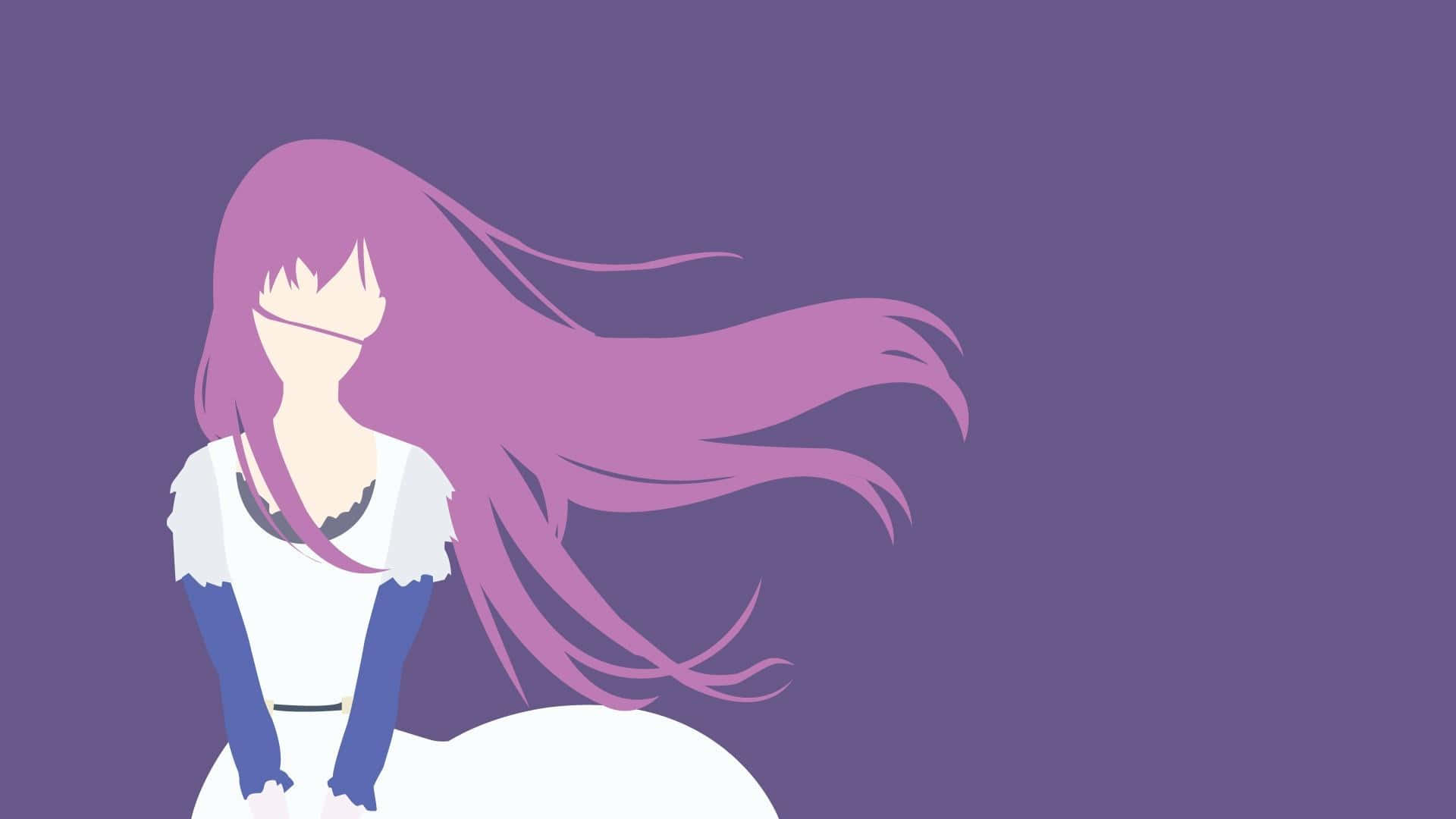 Rize Kamishiro, purple hair, white dress, Full HD Desktop Wallpaper