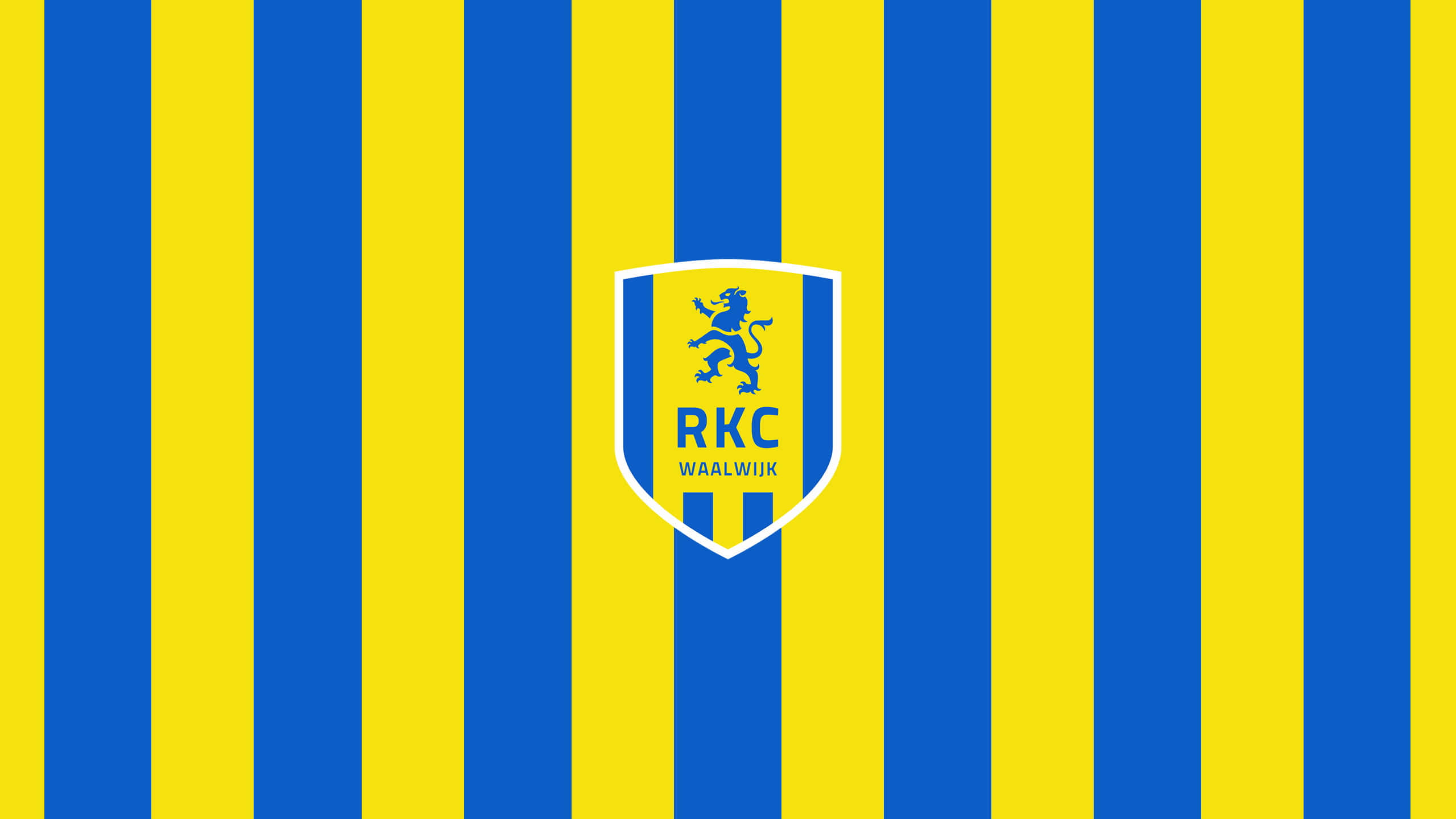Rkc Waalwijk, blue, yellow, 2K Desktop Wallpaper