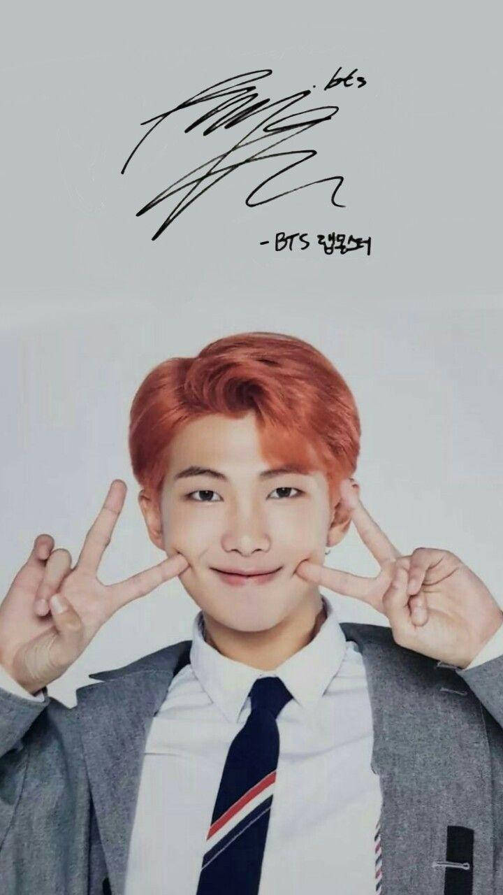 Rm Bts, 4th Muster Album, red hair, HD Phone Wallpaper